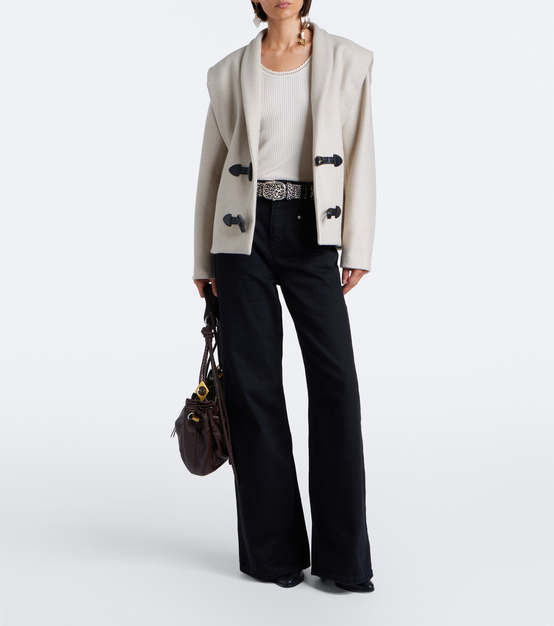 Isabel Marant Maia Medium leather shoulder bag