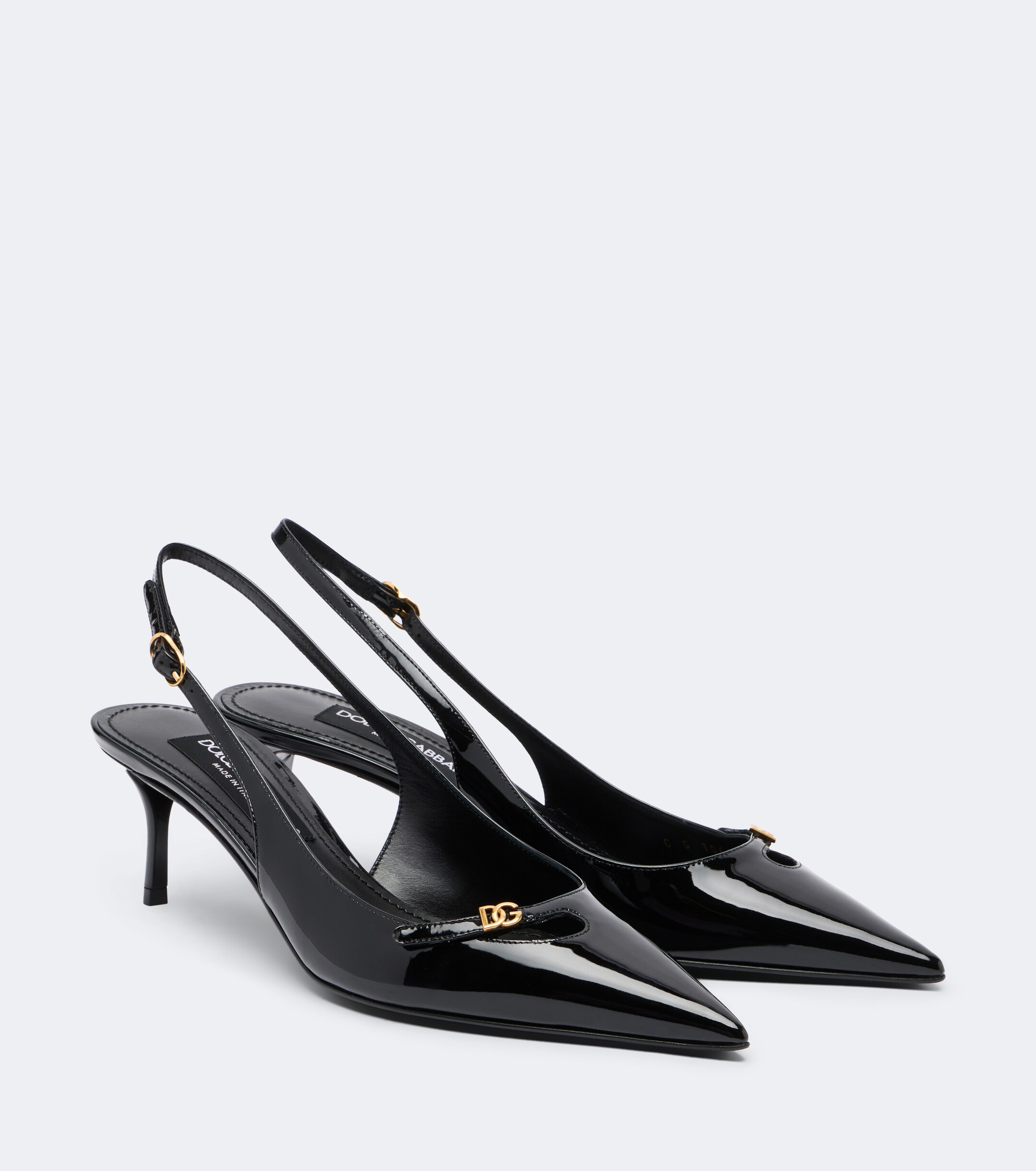 Dolce&Gabbana Dolce & Gabbana Patent leather slingback pumps