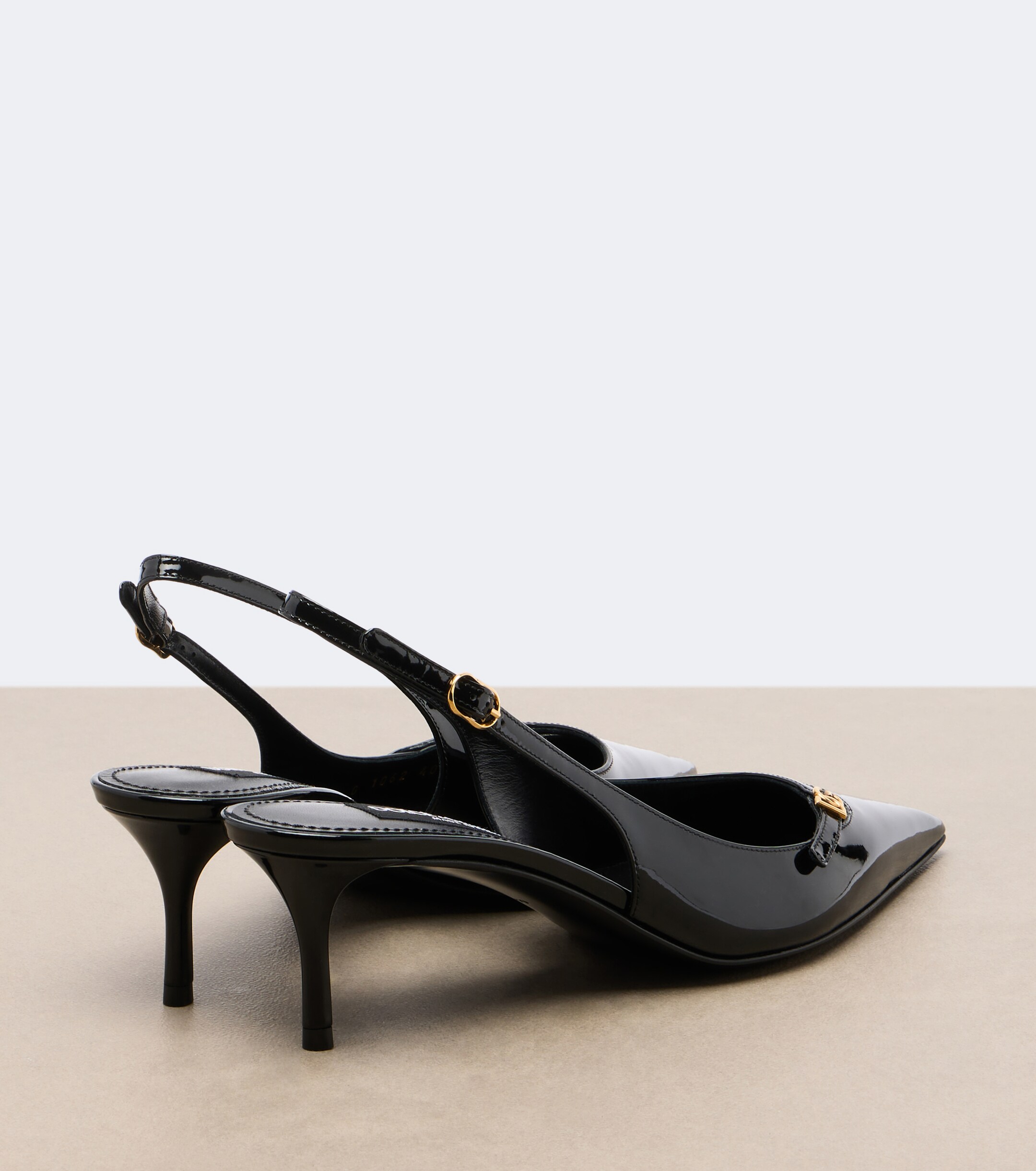 Dolce&Gabbana Dolce & Gabbana Patent leather slingback pumps