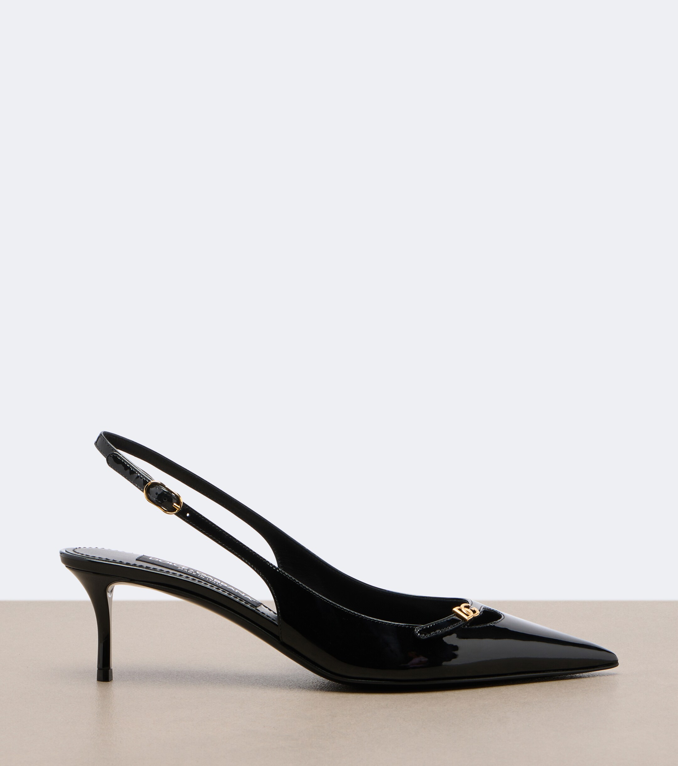 Dolce&Gabbana Dolce & Gabbana Patent leather slingback pumps