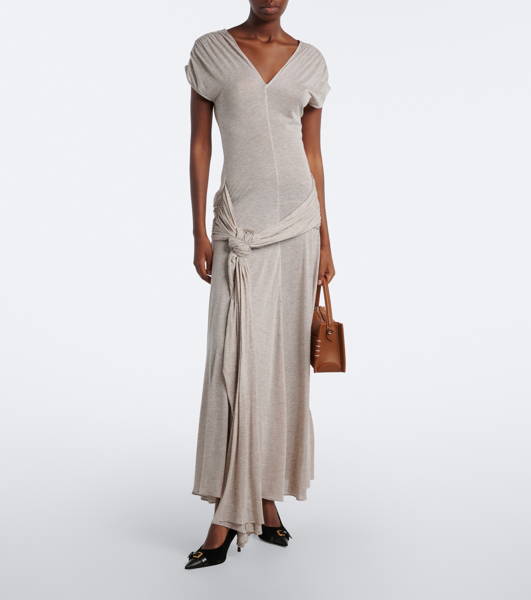 Jw Anderson JW Anderson Embellished leather-trimmed suede pumps