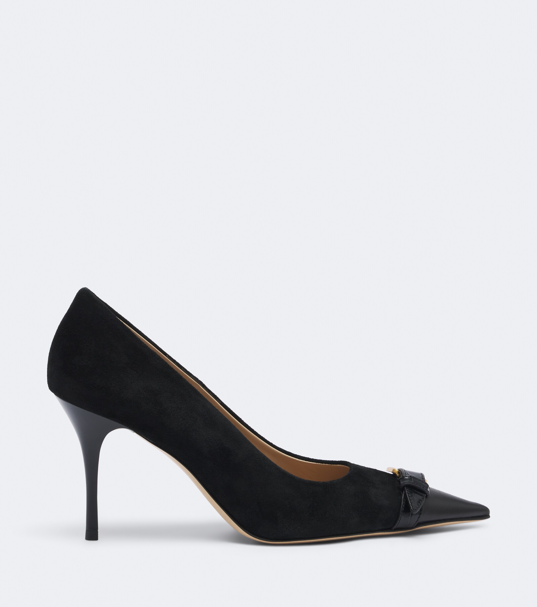 Jw Anderson JW Anderson Embellished leather-trimmed suede pumps