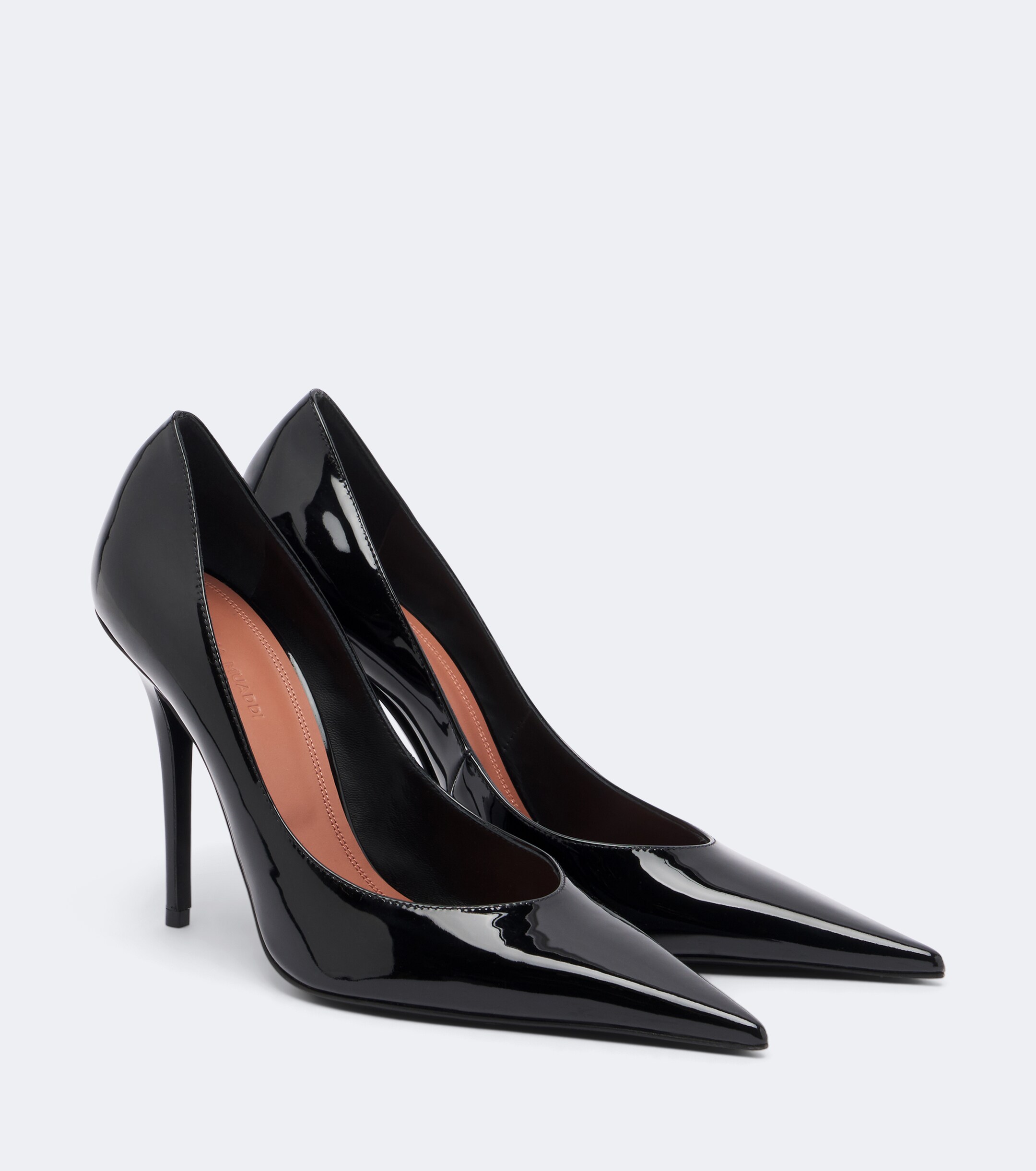 AMINA MUADDI Amina Muaddi Anok patent leather pumps