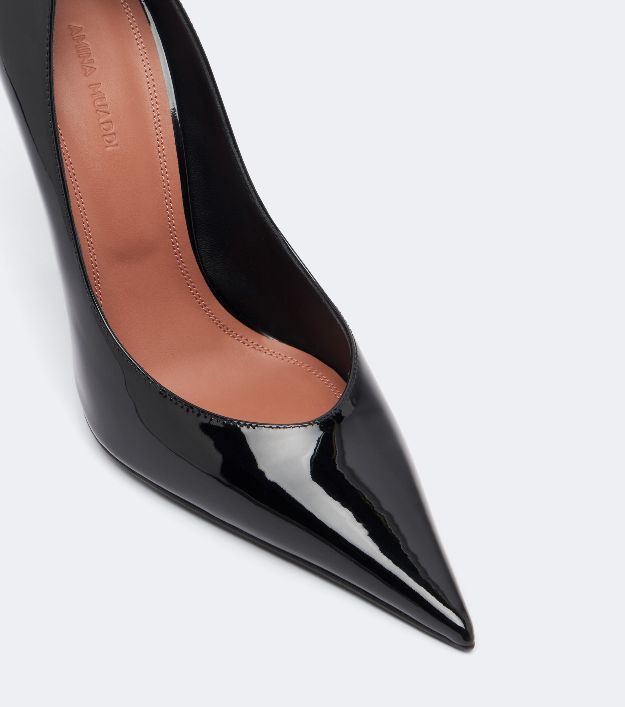 AMINA MUADDI Amina Muaddi Anok patent leather pumps