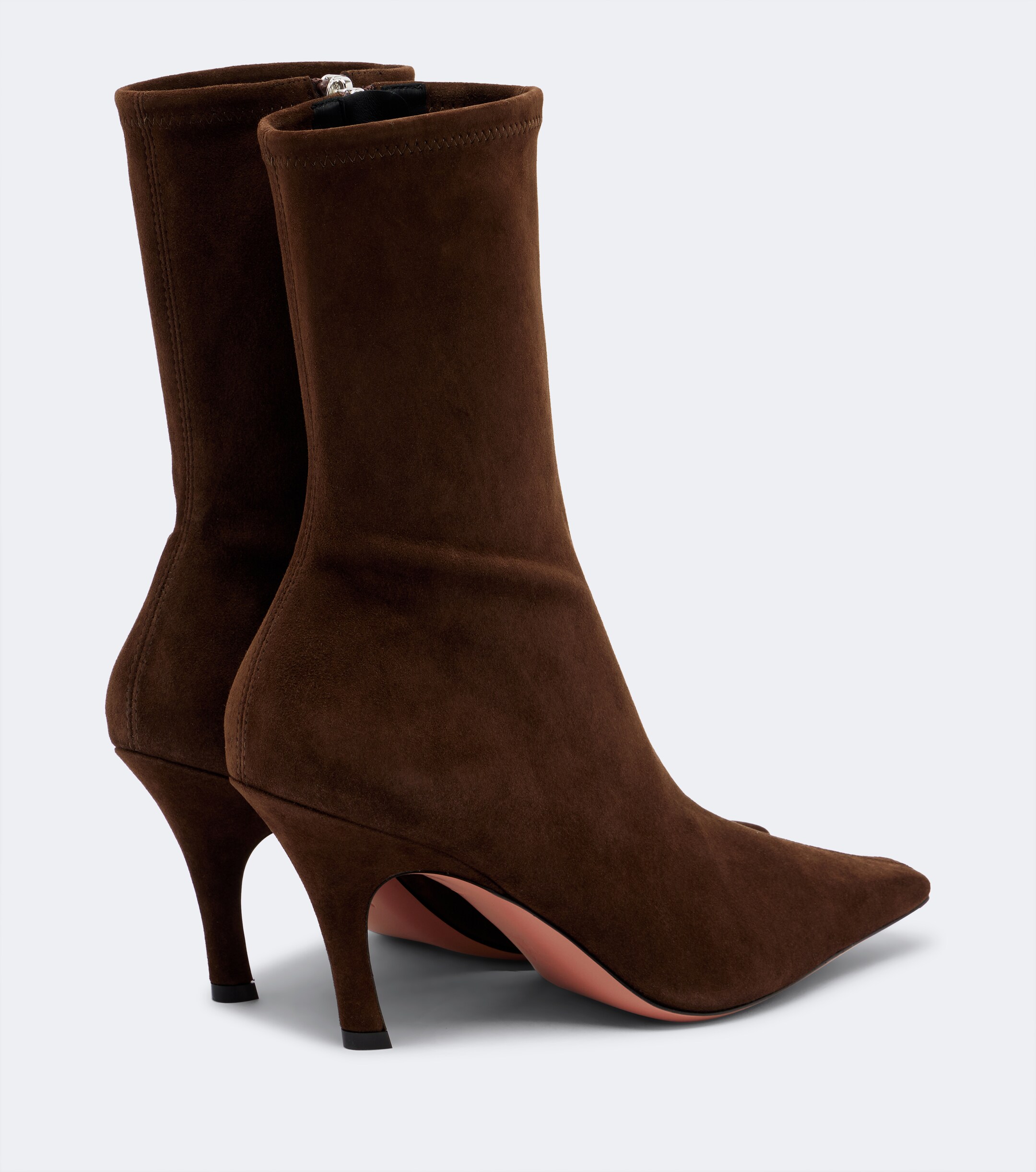 AMINA MUADDI Amina Muaddi Jamie suede ankle boots