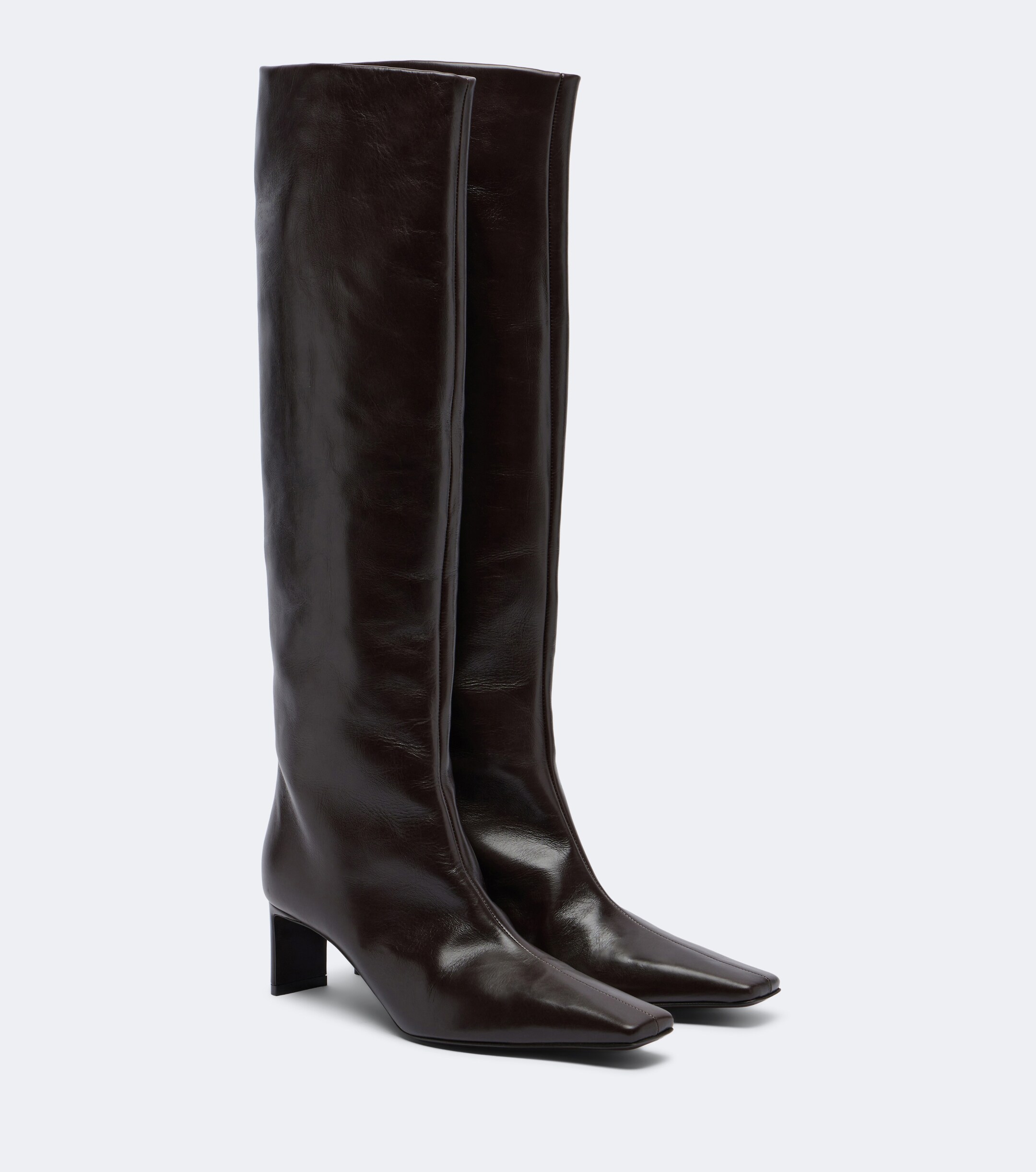 KHAITE Khaite Ona leather knee-high boots