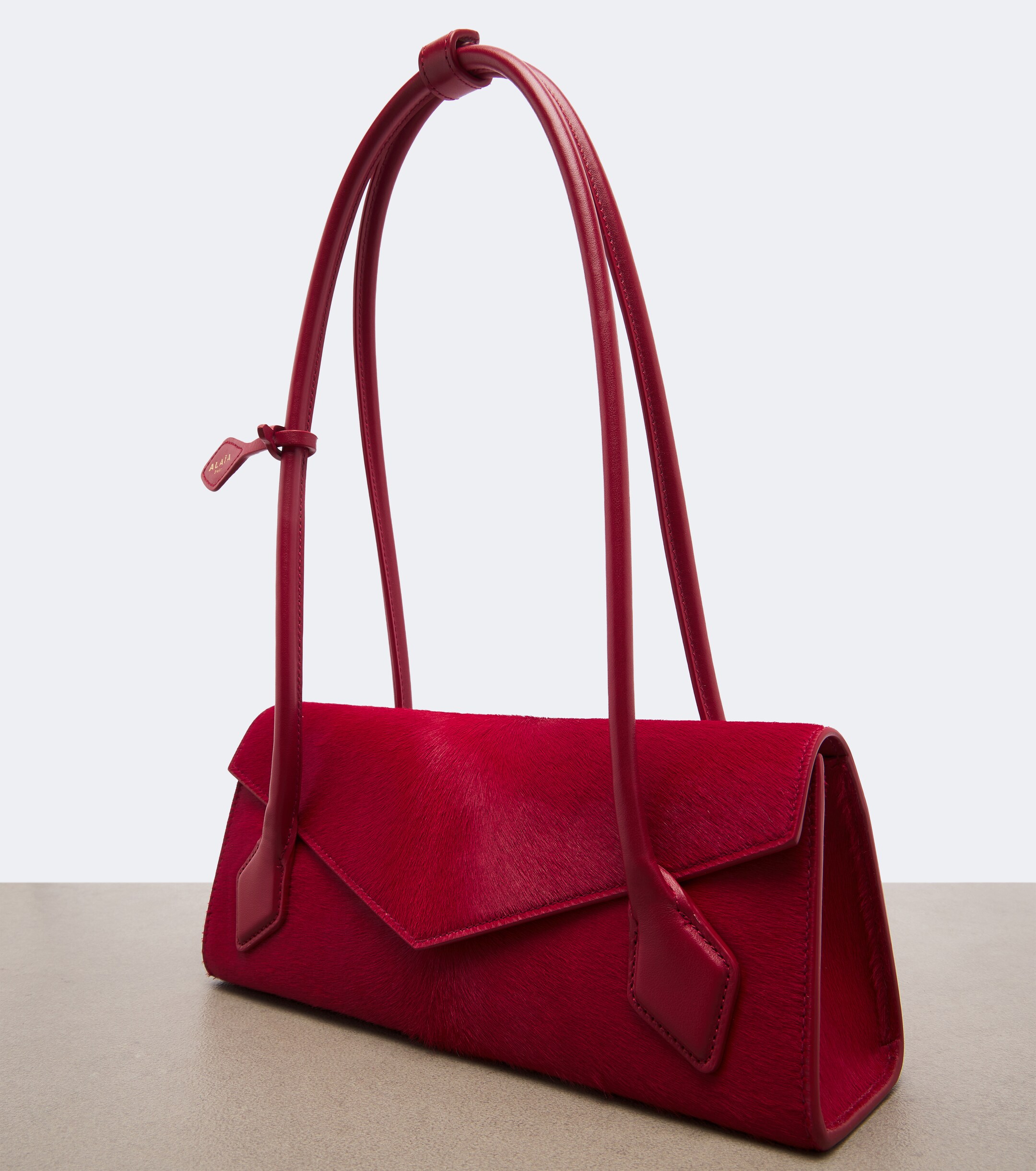 Alaïa Alaïa Le Teckel Small calf hair shoulder bag