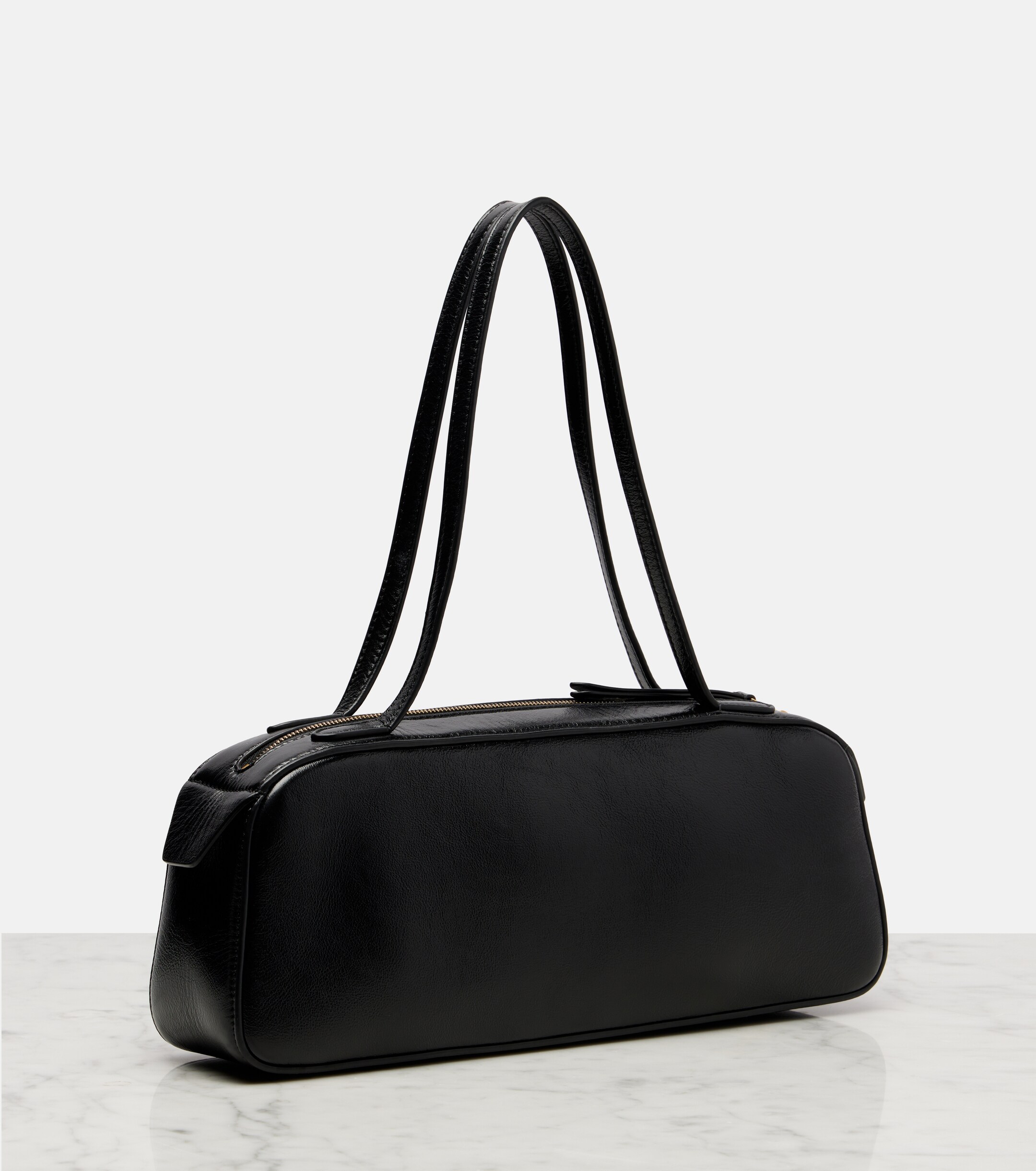 KHAITE Simona patent leather shoulder bag