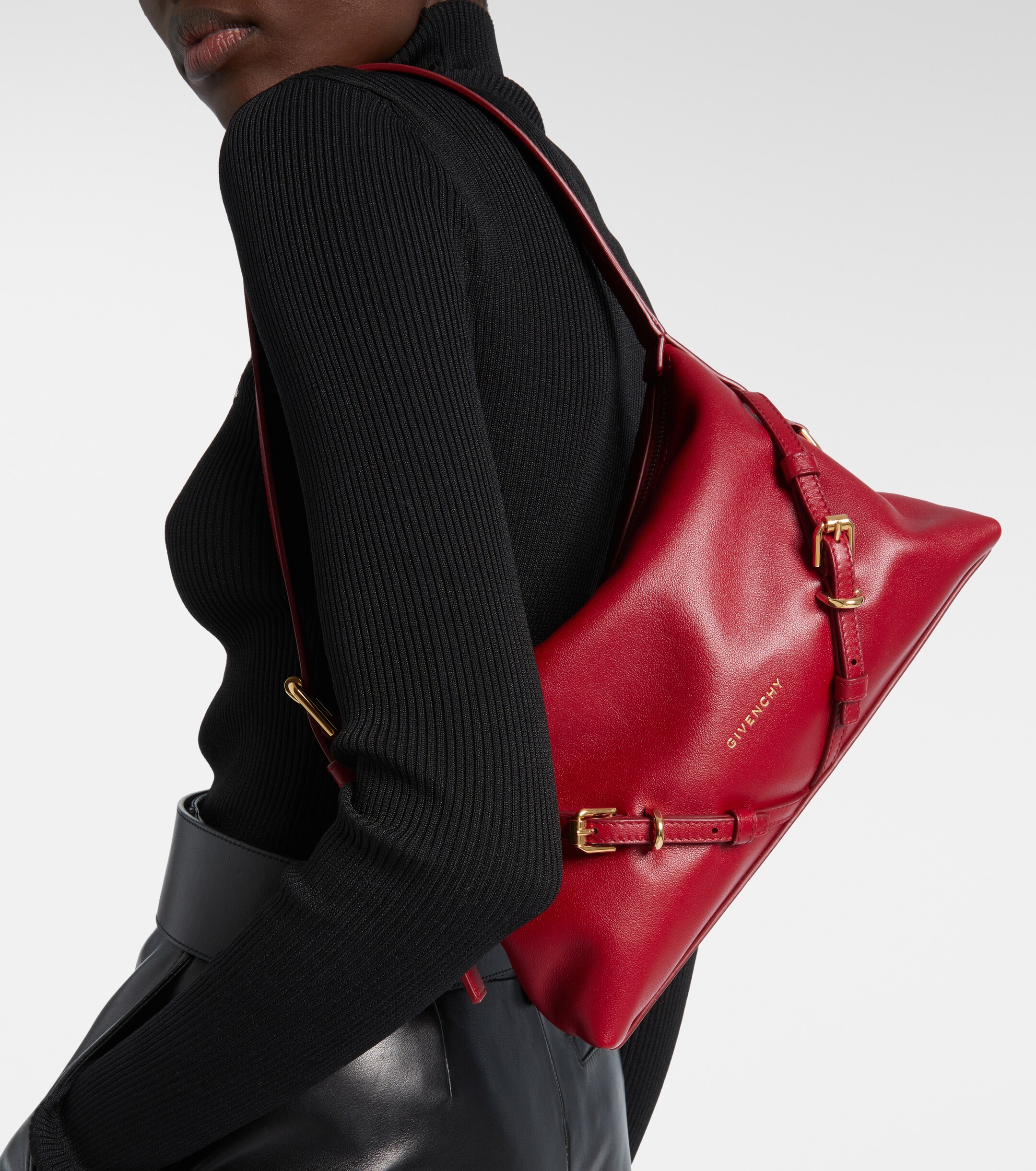 Givenchy Voyou Mini leather shoulder bag