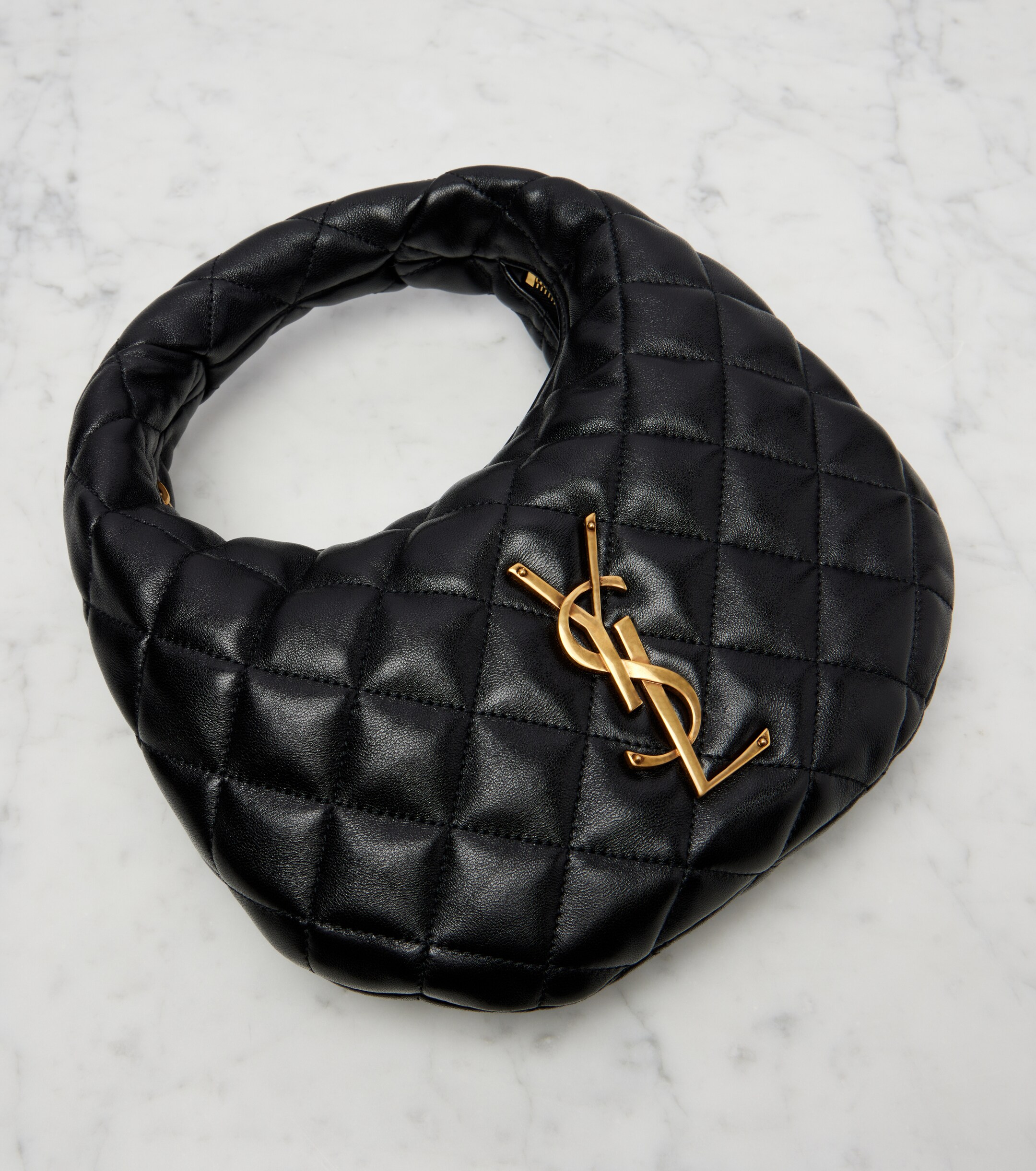 Saint Laurent Icarino Baby quilted leather top-handle bag