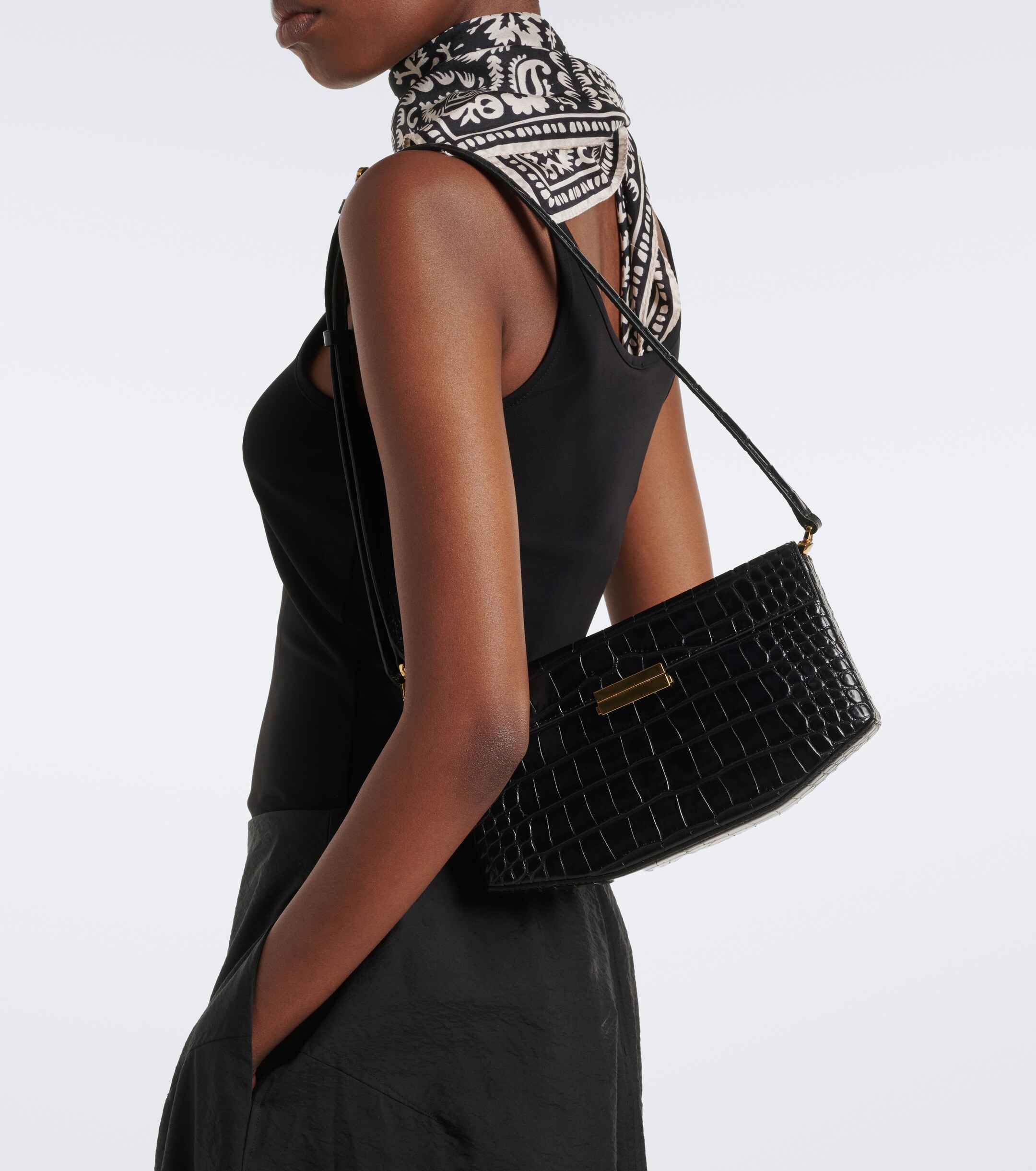 TOTEME Clip Small leather shoulder bag