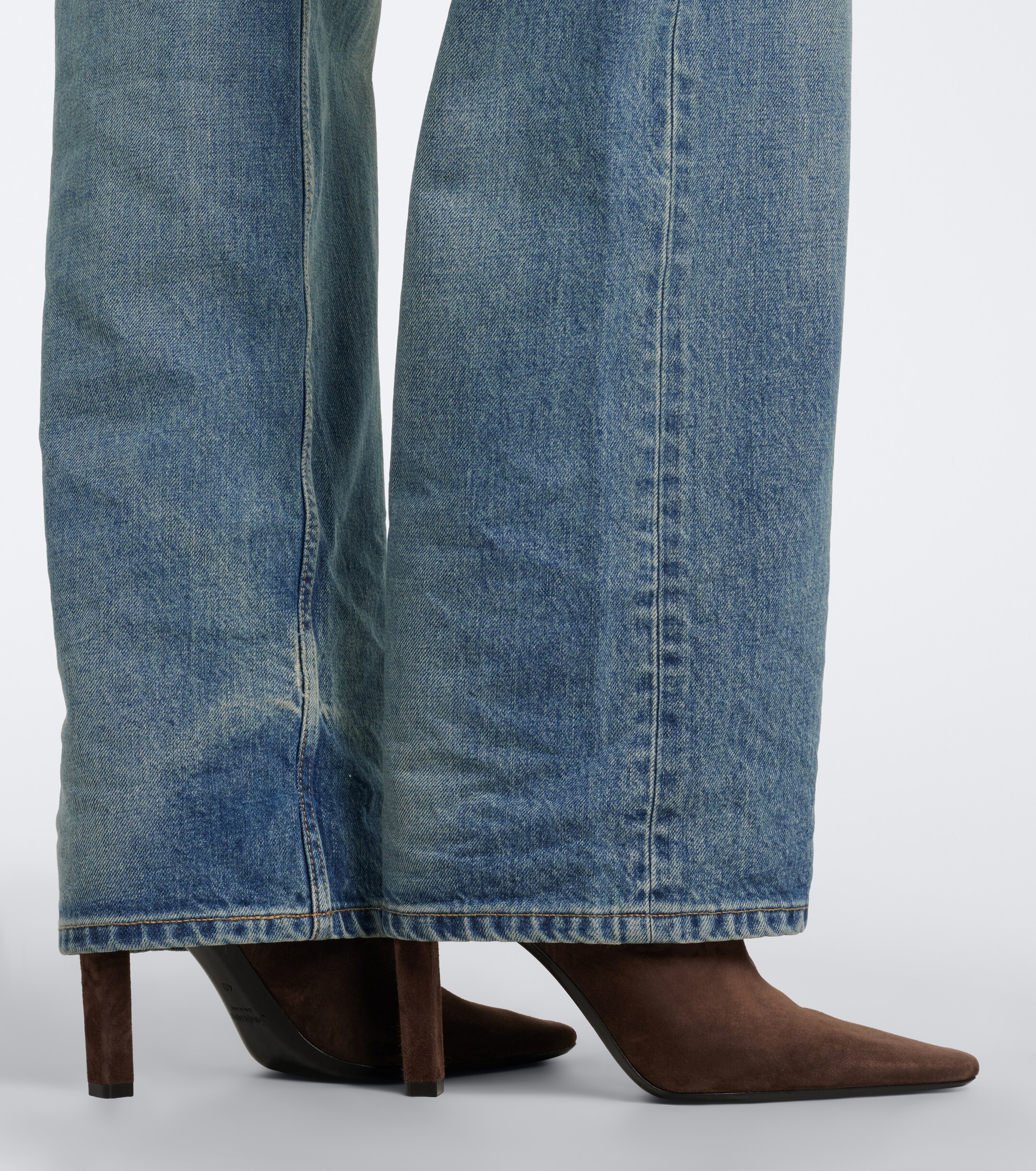 Saint Laurent Saint Laurent Francoise suede ankle boots