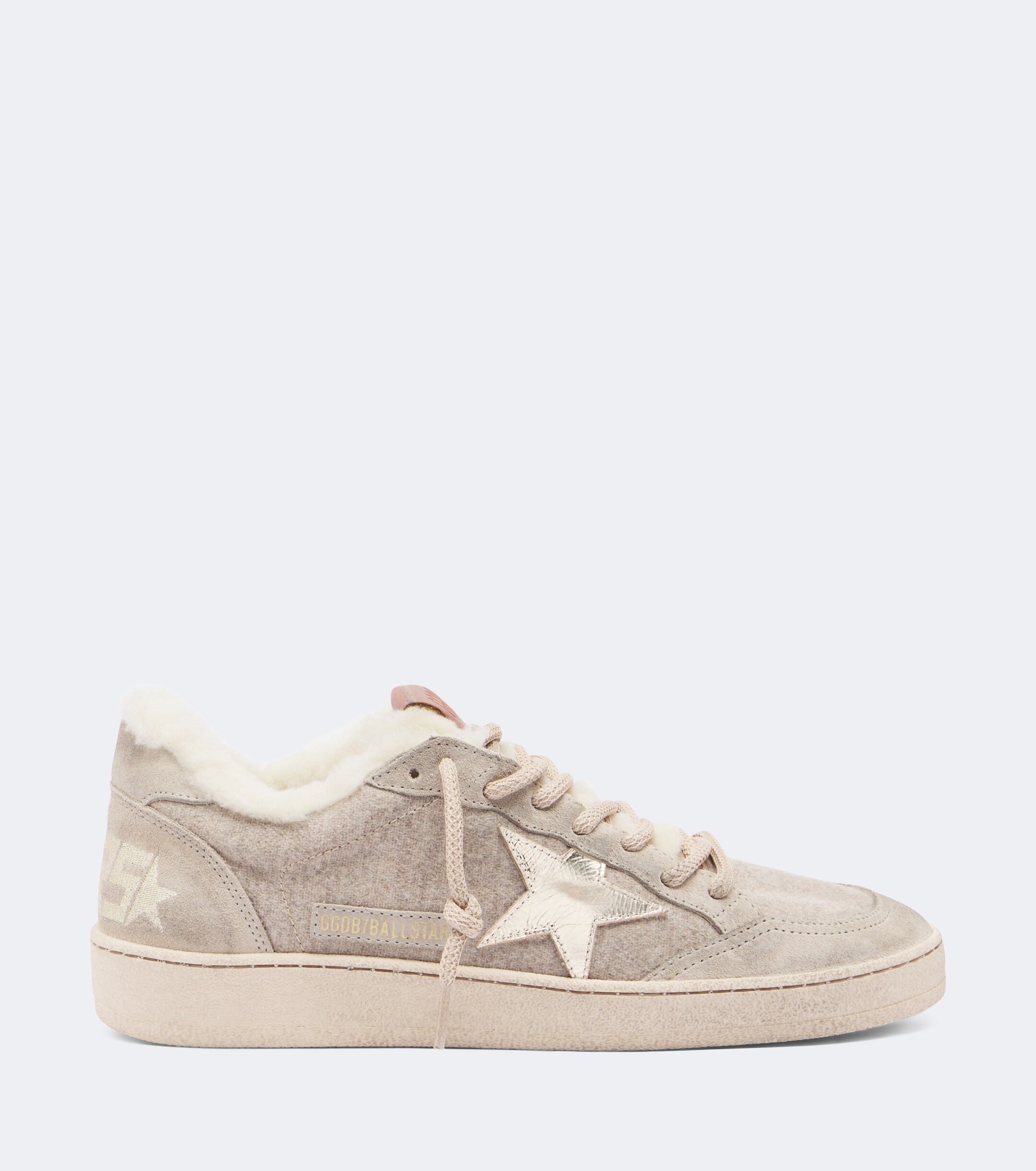 Golden Goose Golden Goose Ball Star suede-trimmed sneakers