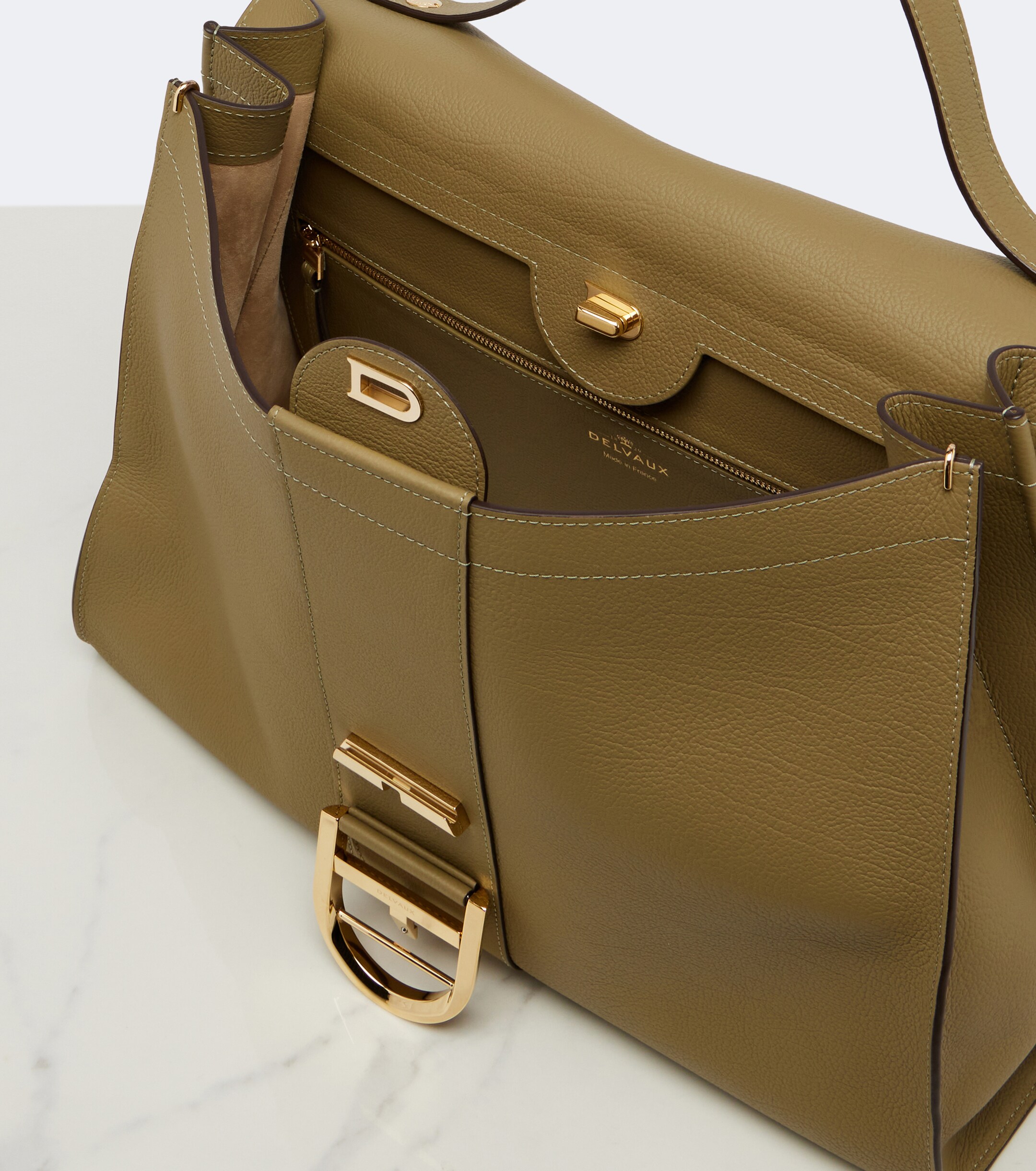Delvaux Brilliant Tempo Medium leather shoulder bag thumbnail