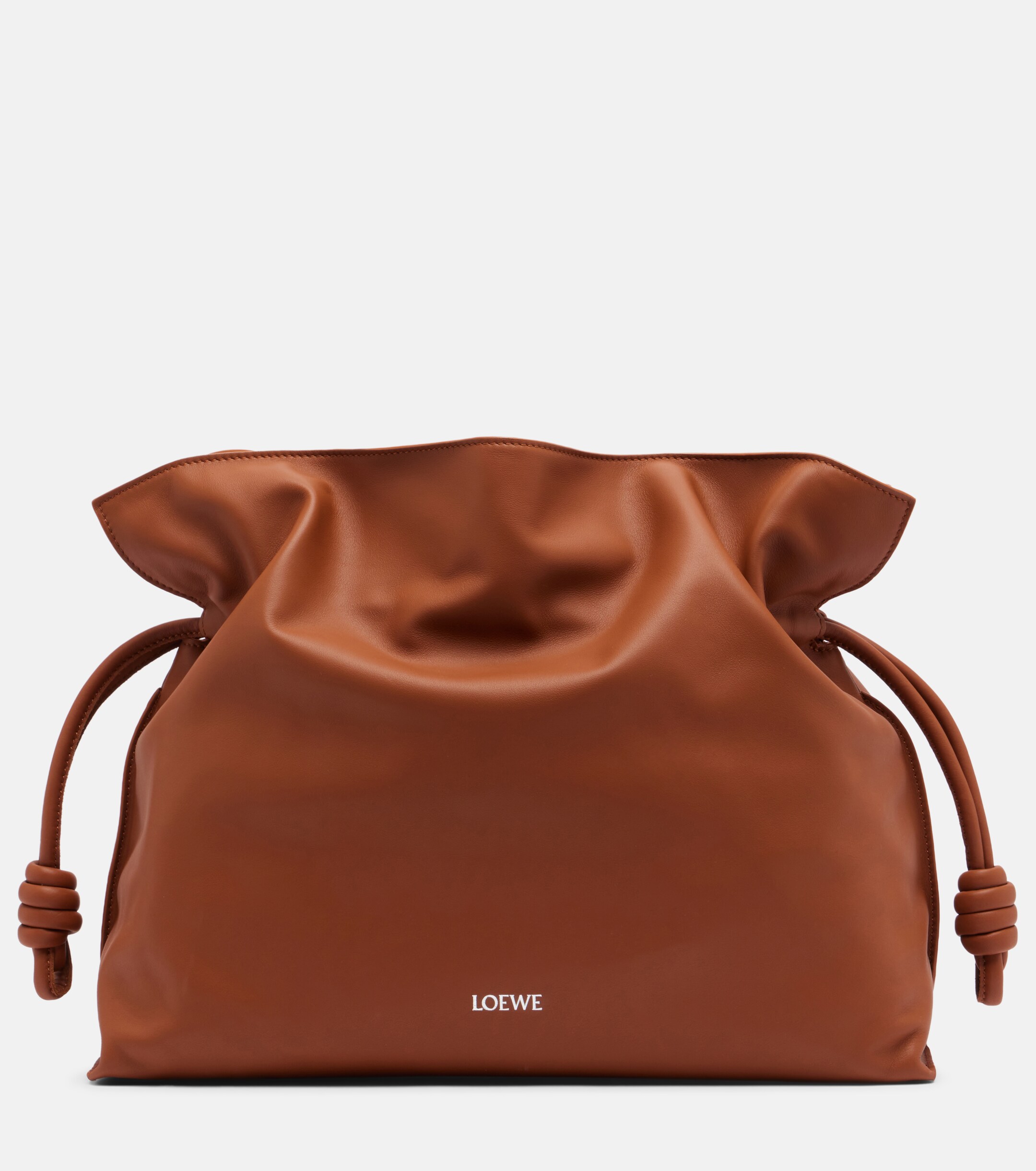 Loewe Flamenco Large leather clutch