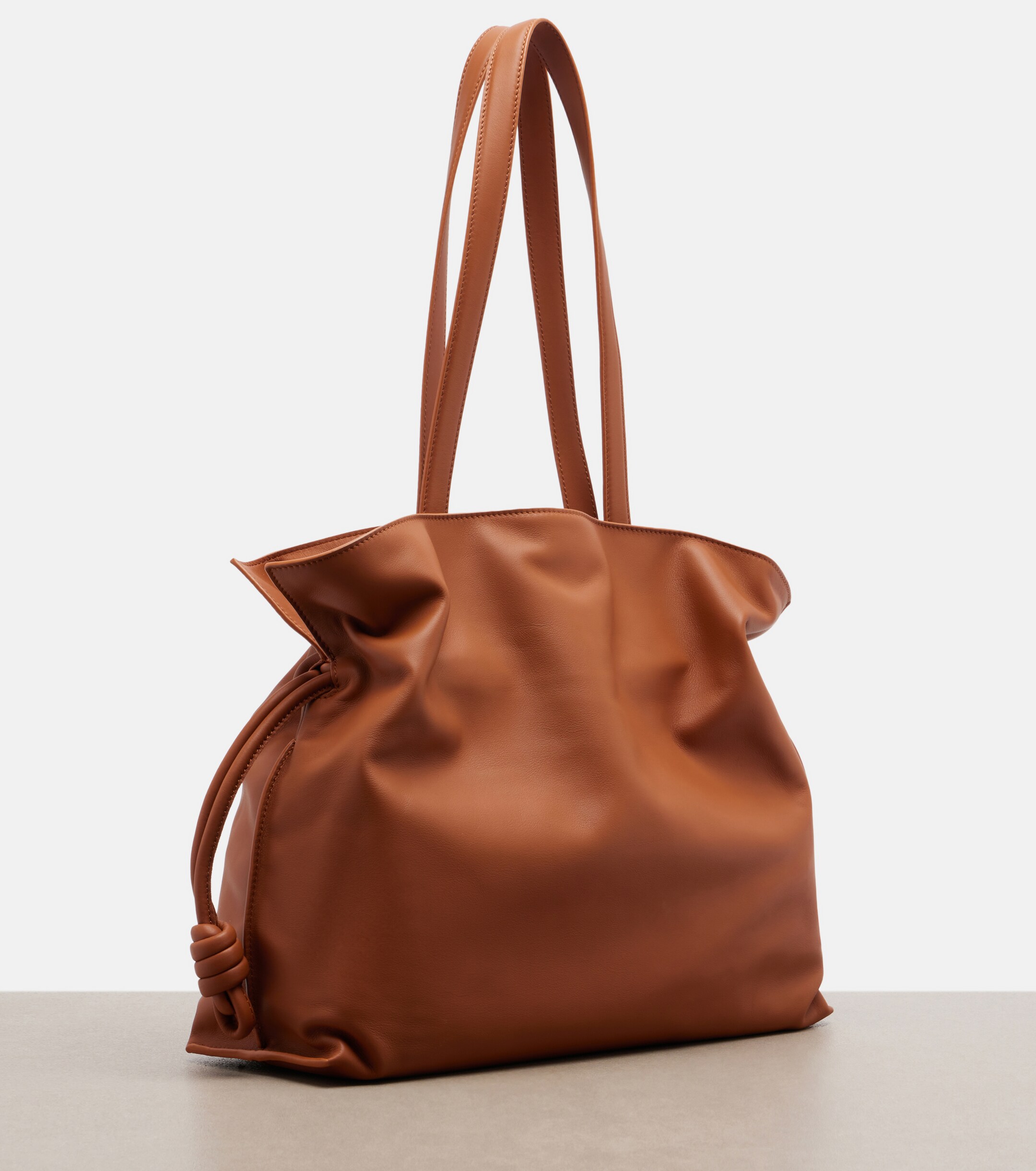Loewe Flamenco Large leather clutch