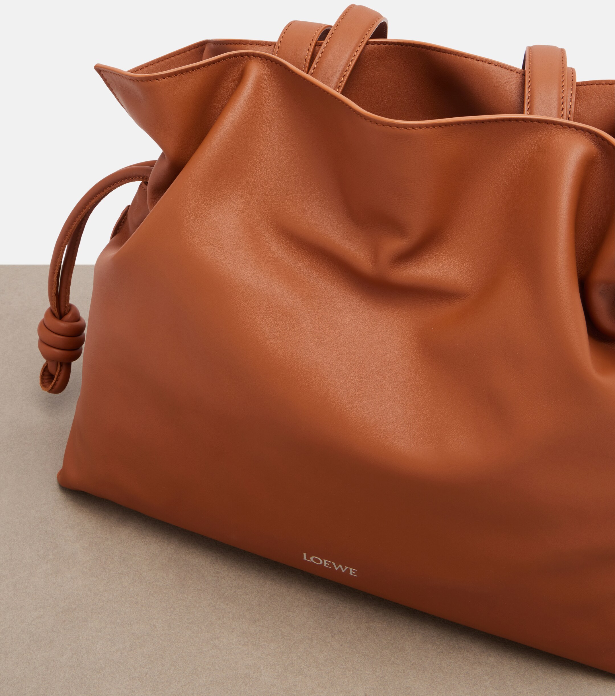 Loewe Flamenco Large leather clutch