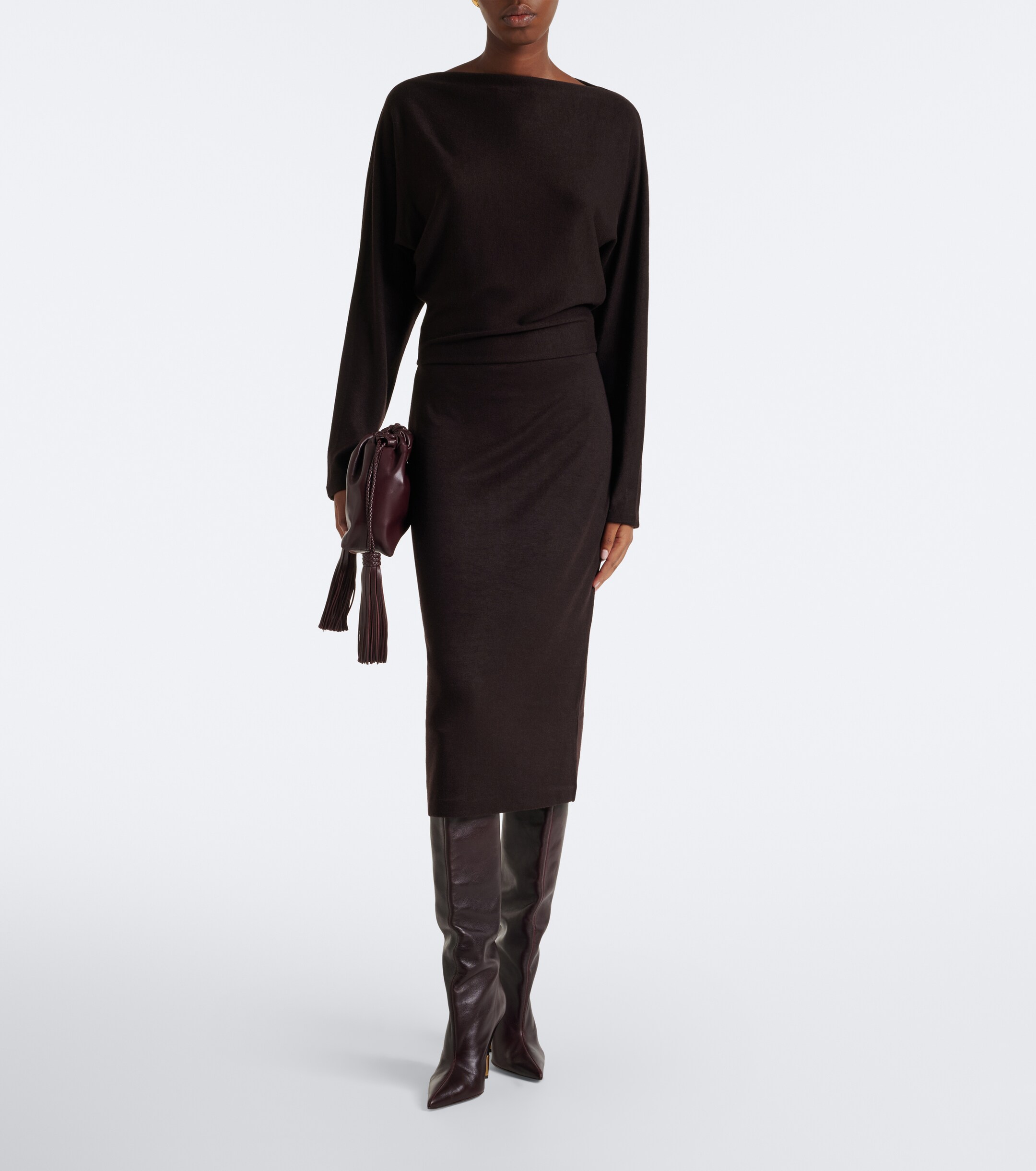 Vince Vince Draped sweater dress