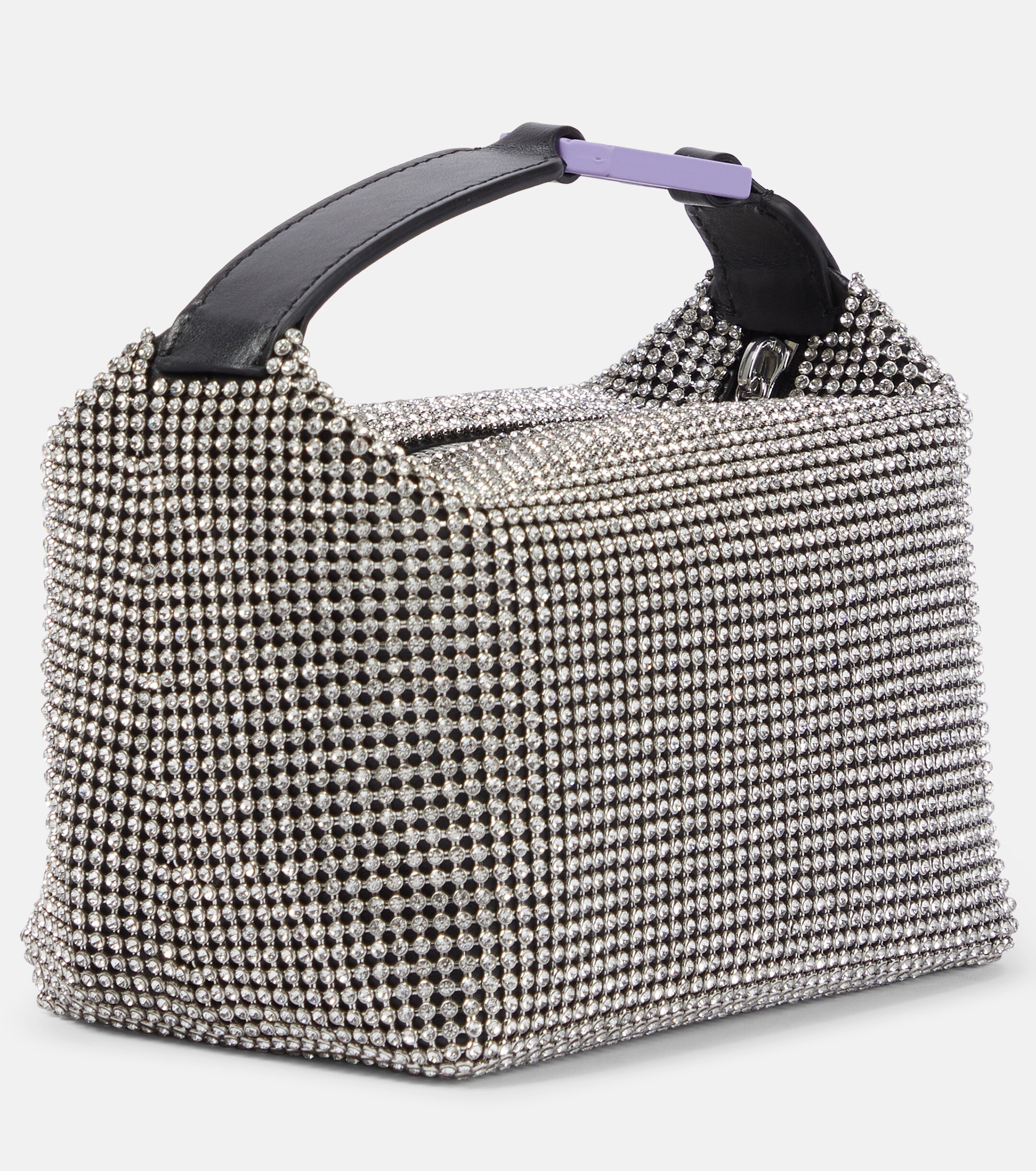 Eéra Moonbag embellished mesh shoulder bag thumbnail