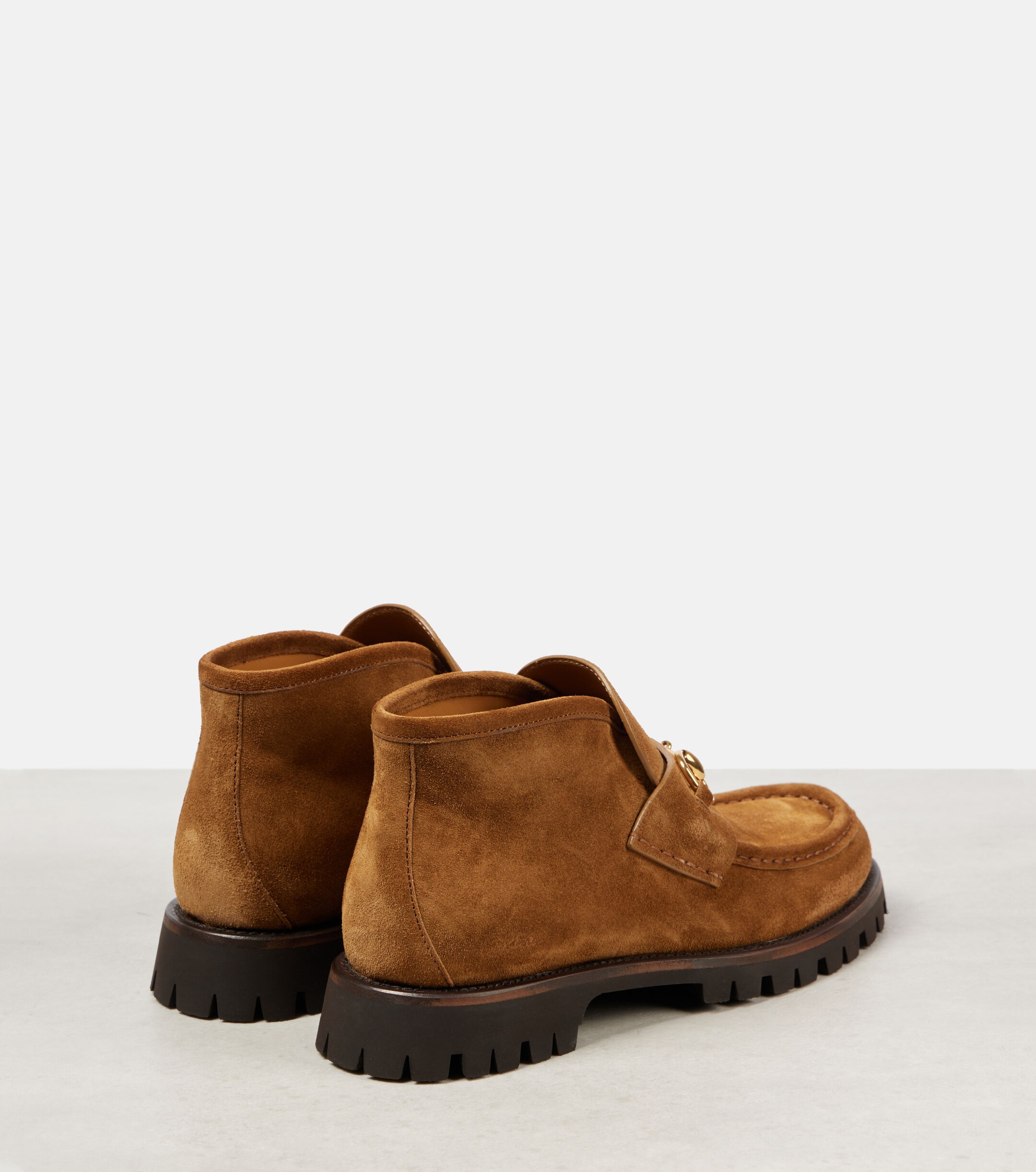 Gucci Horsebit suede ankle boots