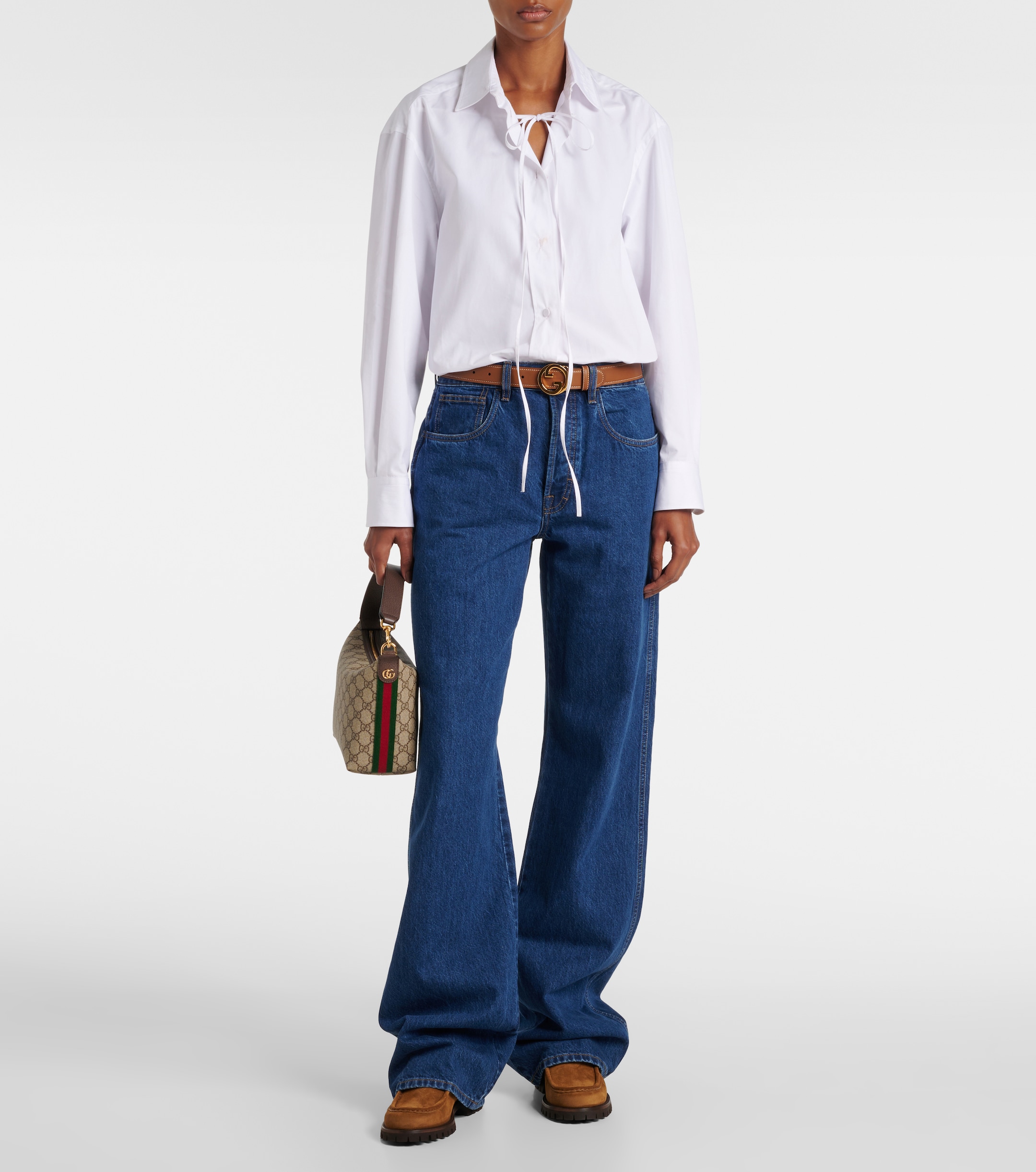 Gucci Horsebit suede ankle boots