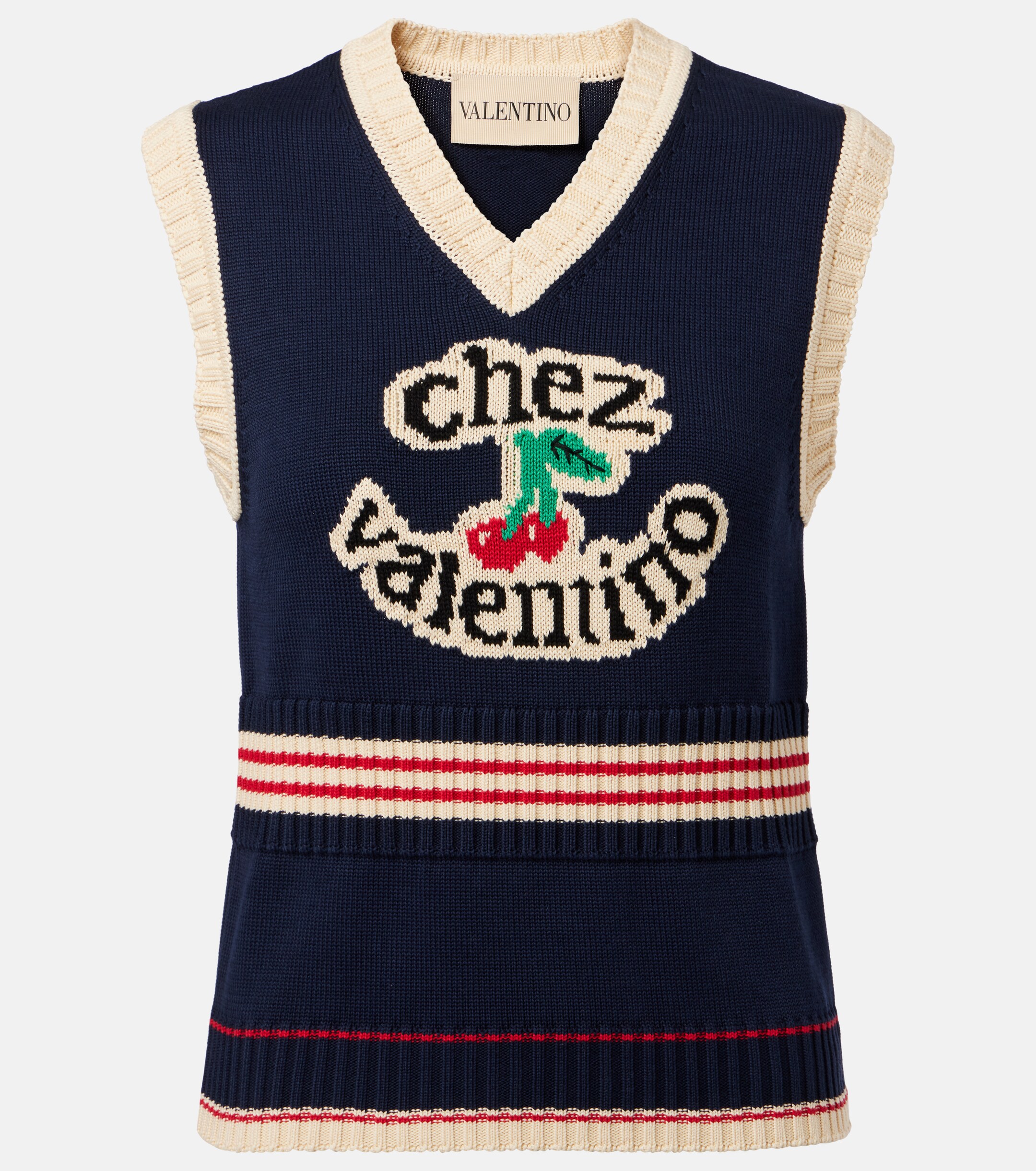 Valentino Garavani Valentino Garavani Chez Valentino Garavani cotton sweater vest