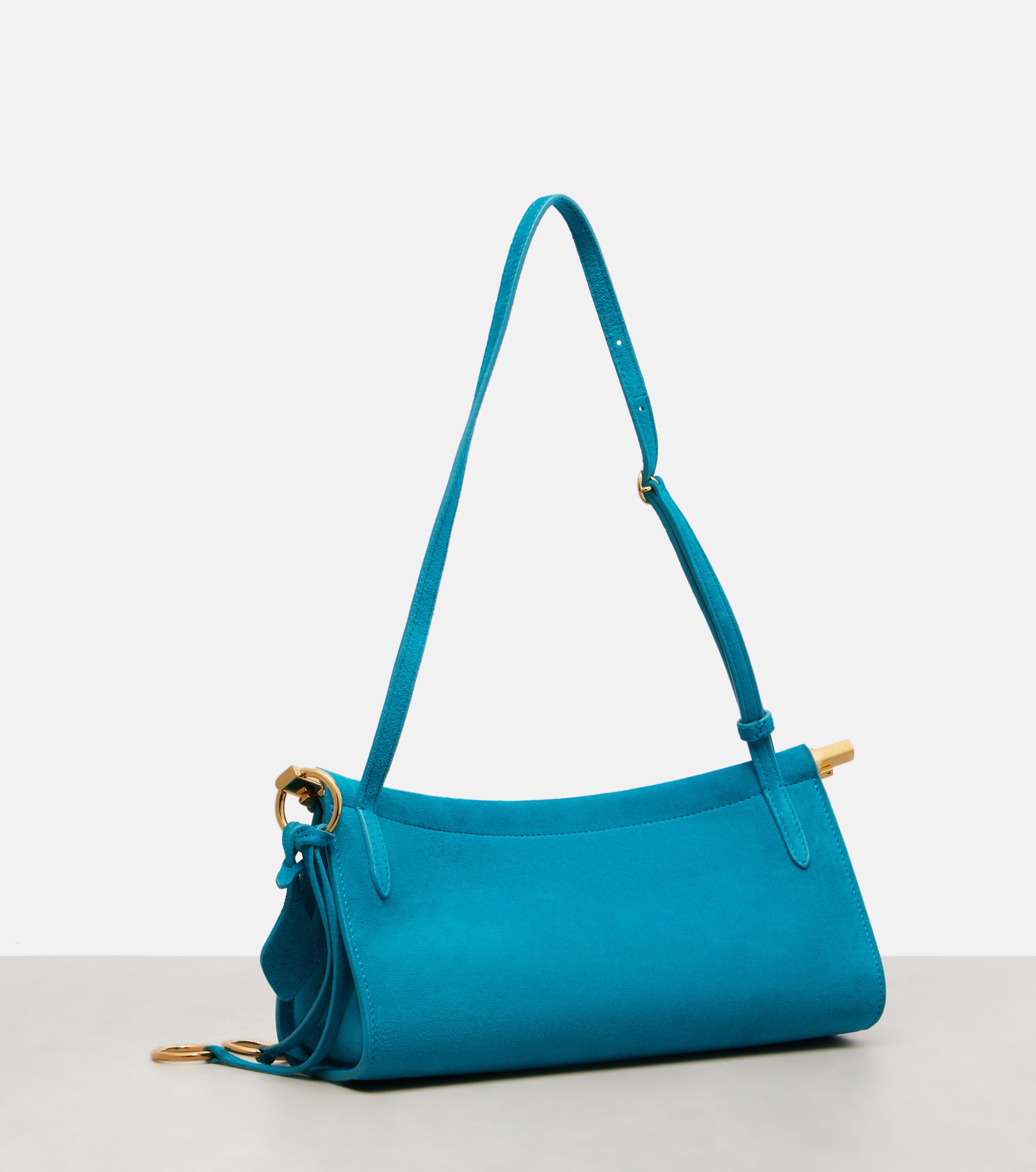 Alaïa Le Click Small suede shoulder bag