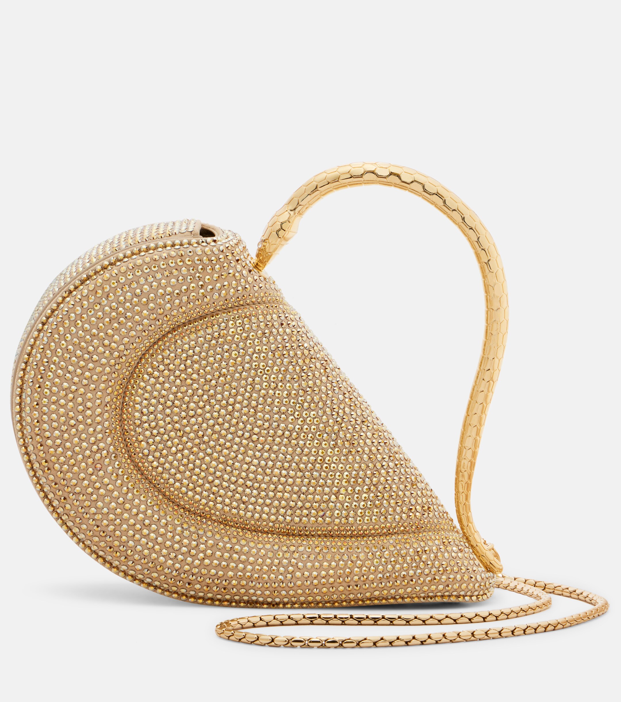 Bvlgari Serpentine Small embellished top-handle bag