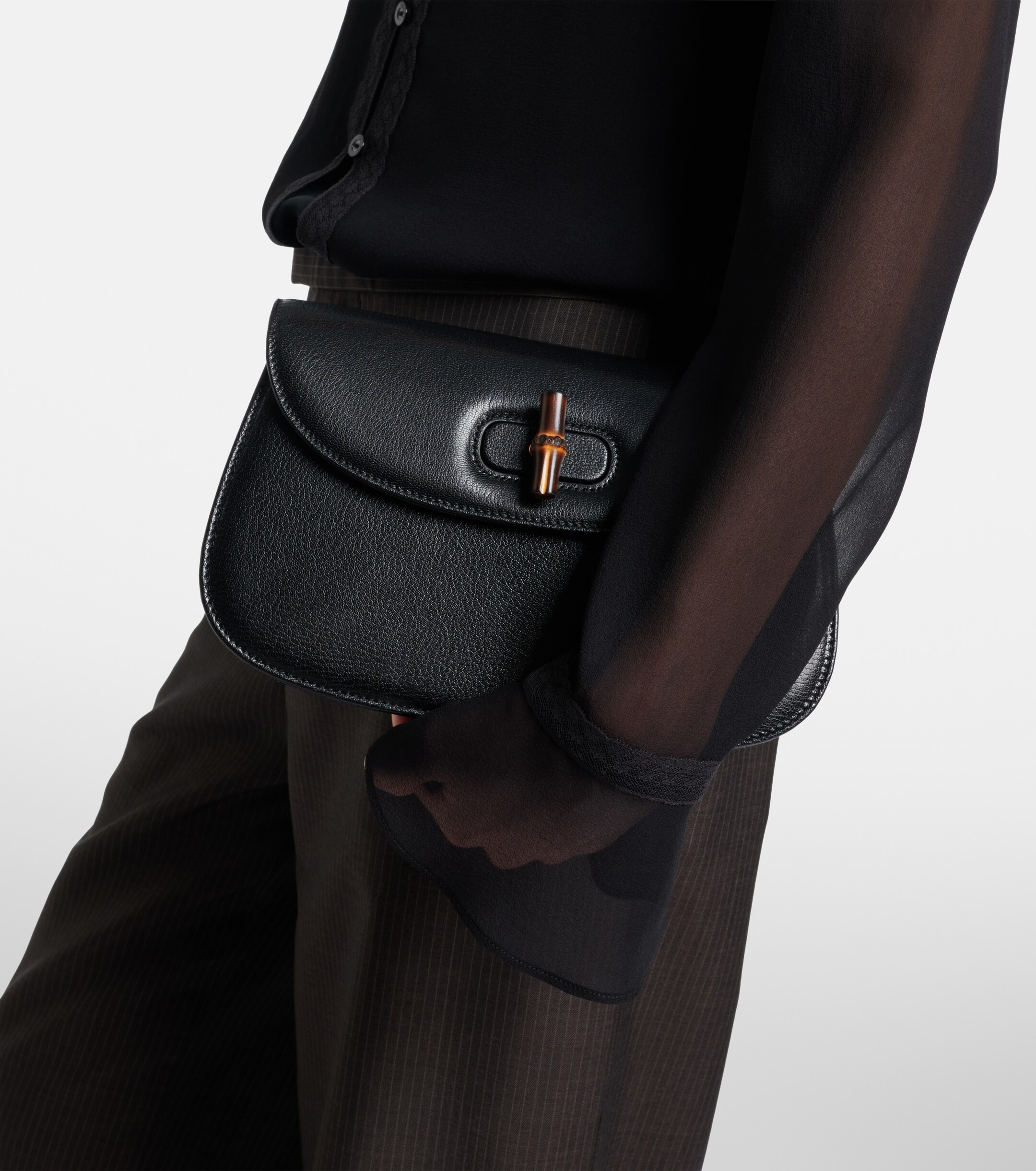 Gucci Bamboo Small leather crossbody bag
