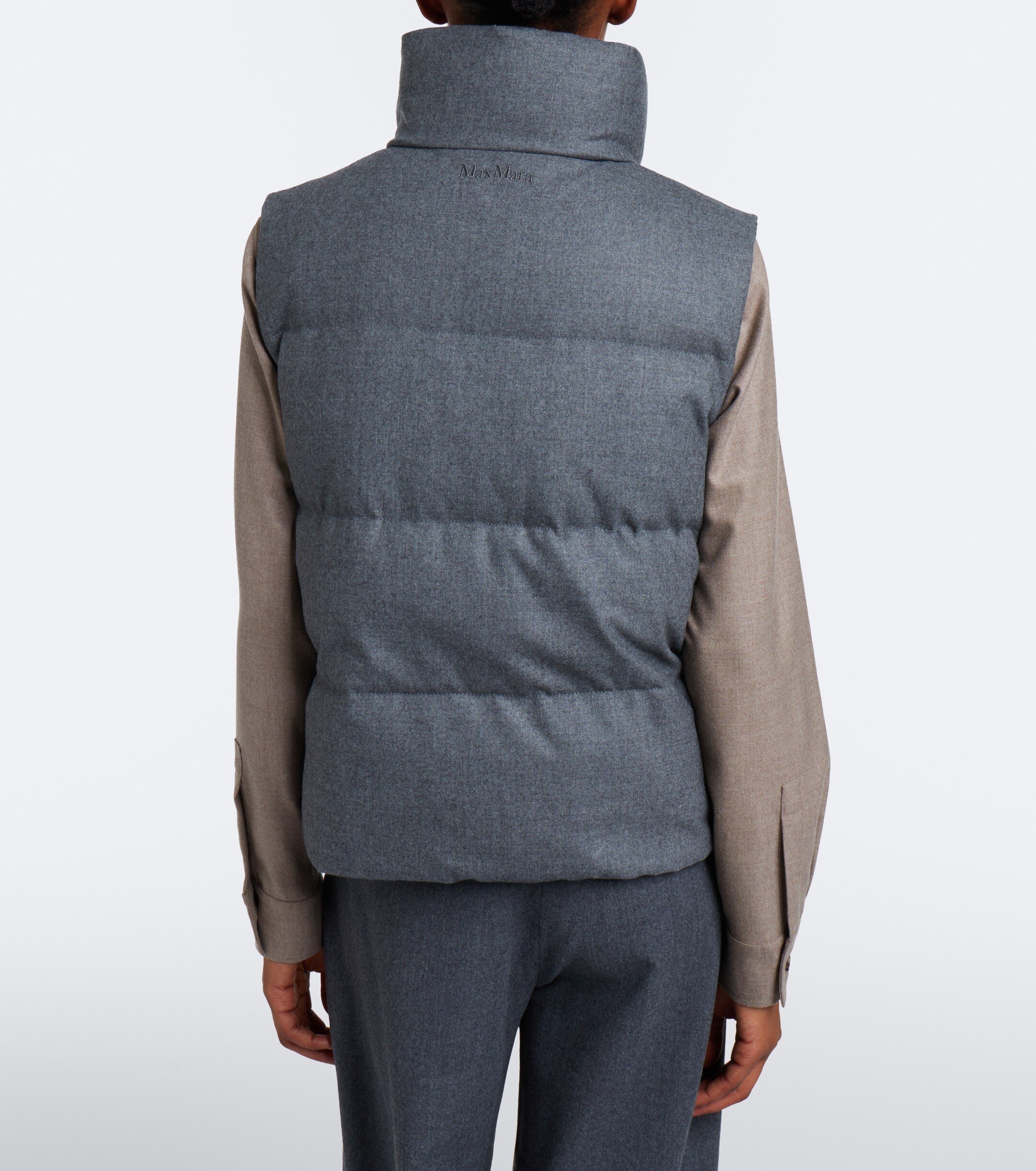 Max Mara Max Mara The Cube cashmere-blend down vest