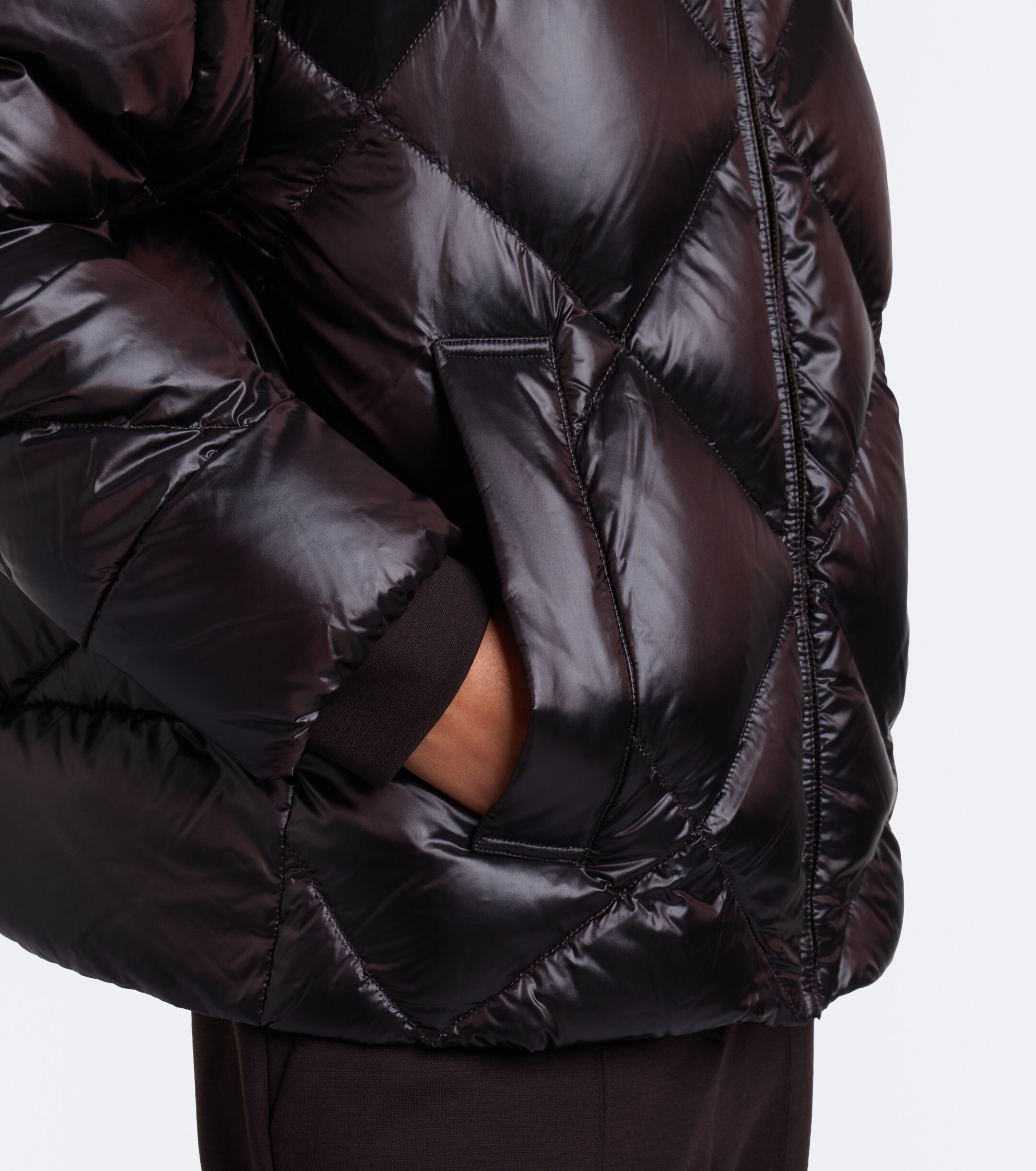 Max Mara Max Mara The Cube hooded quilted down jacket
