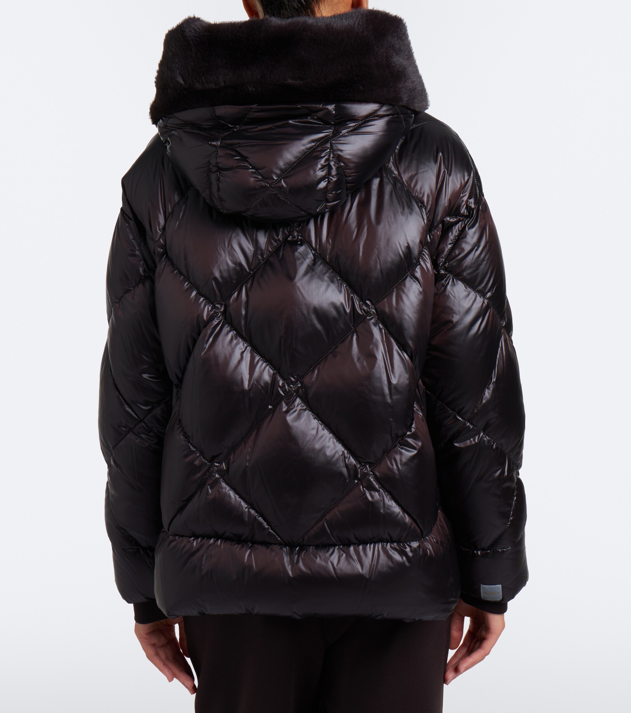 Max Mara Max Mara The Cube hooded quilted down jacket