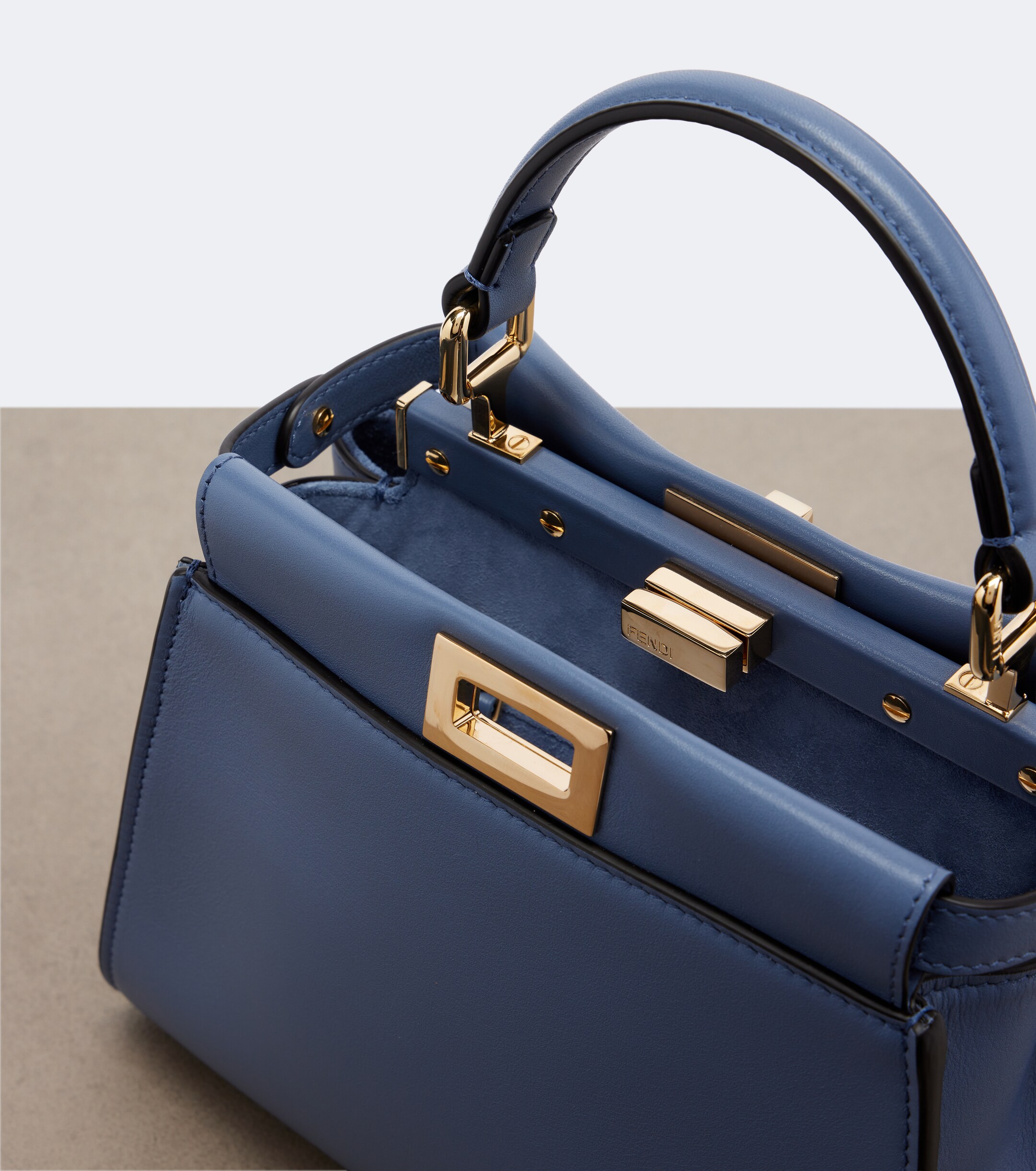 Fendi Peekaboo® Mini leather top-handle bag