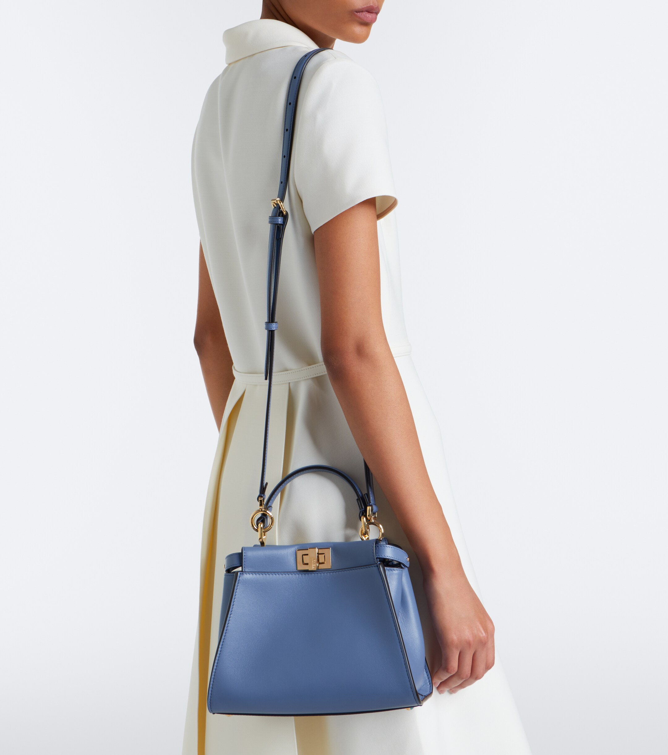 Fendi Peekaboo® Mini leather top-handle bag