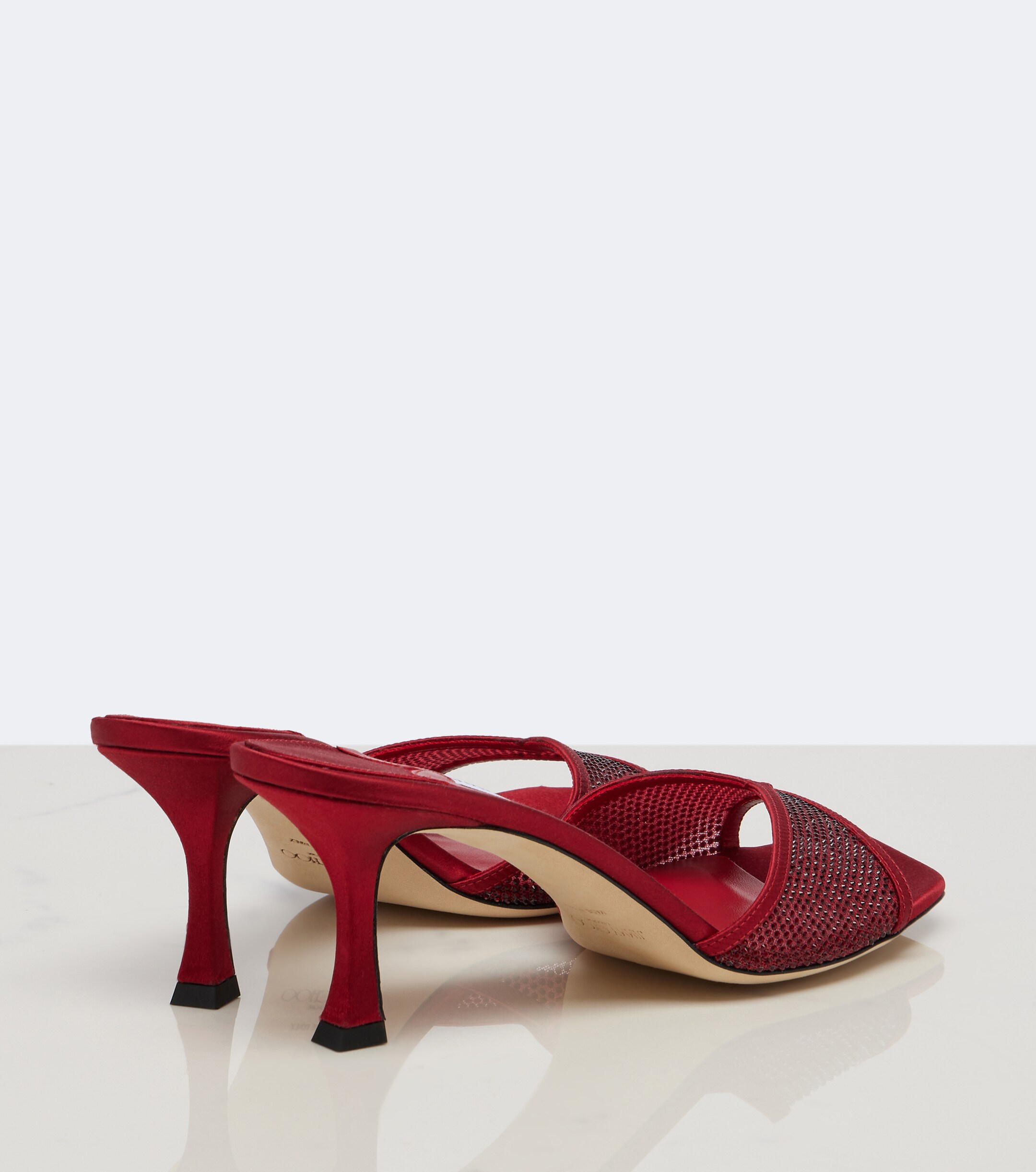 JIMMY CHOO Jimmy Choo Skye crystal-embellished mules