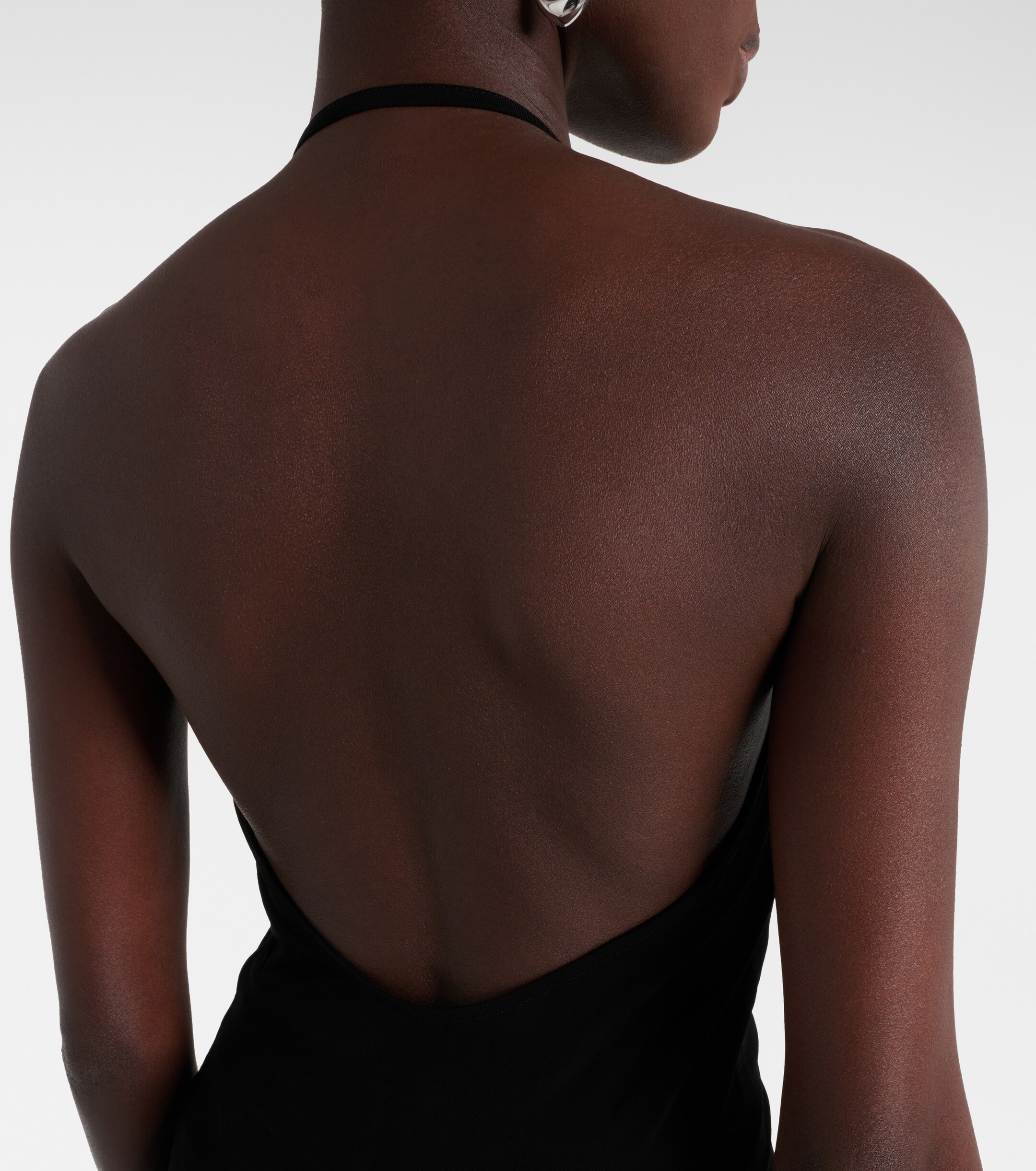 Rick Owens Draped cupro-blend top thumbnail