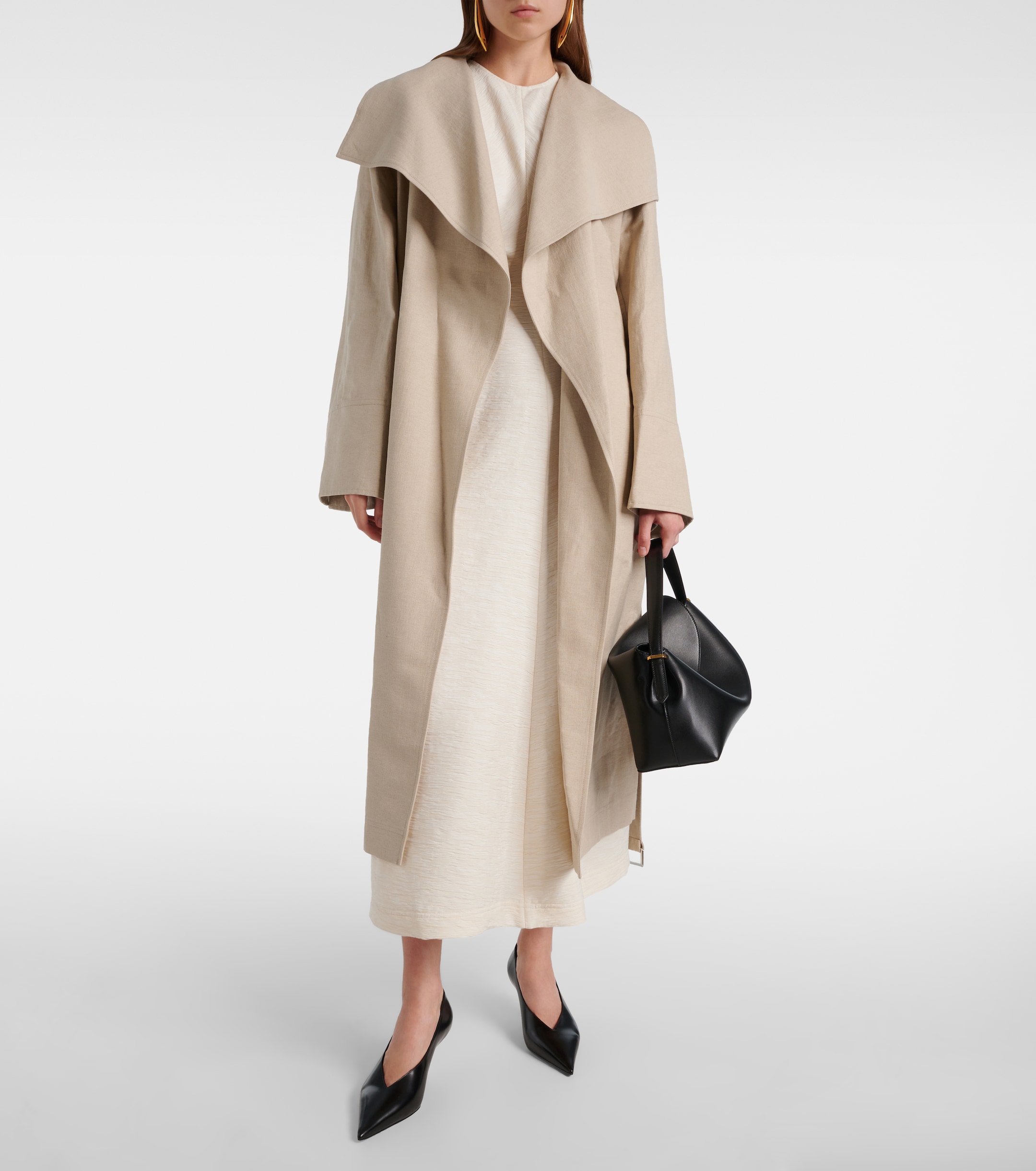 TOTEME Signature linen-blend trench coat