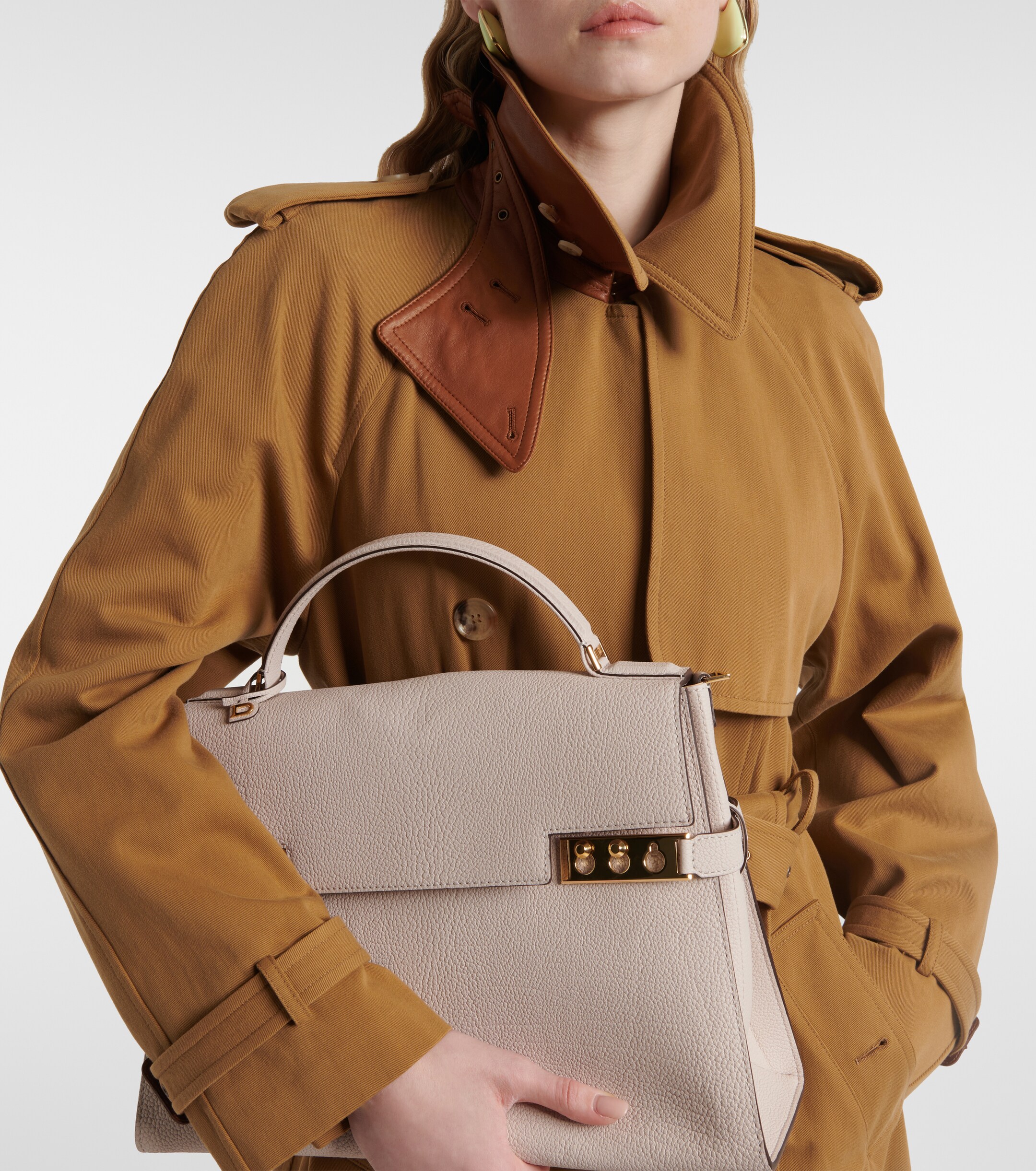 Delvaux Tempête Large Derby leather tote bag thumbnail