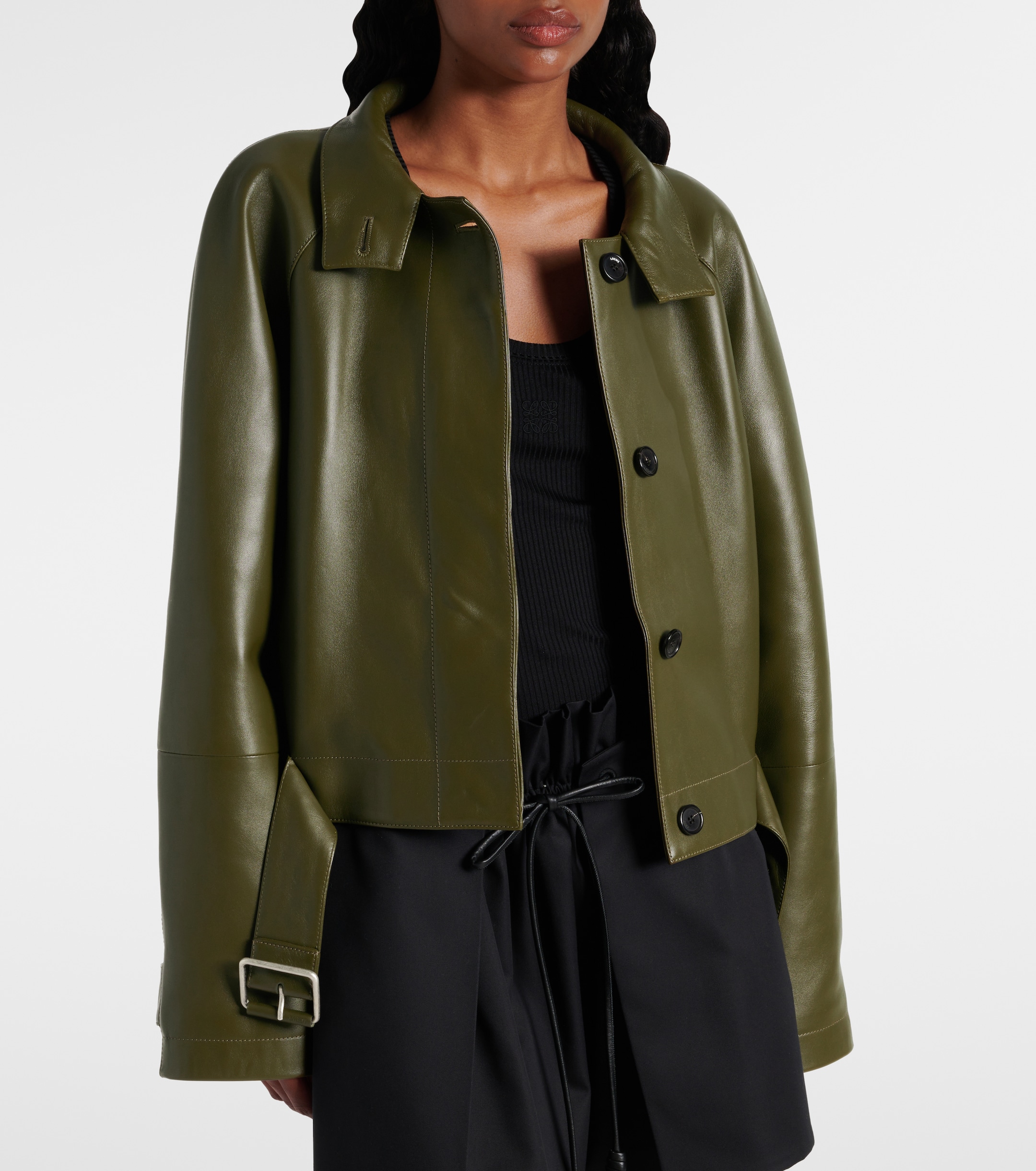 Loewe - Anagram leather jacket | Plush
