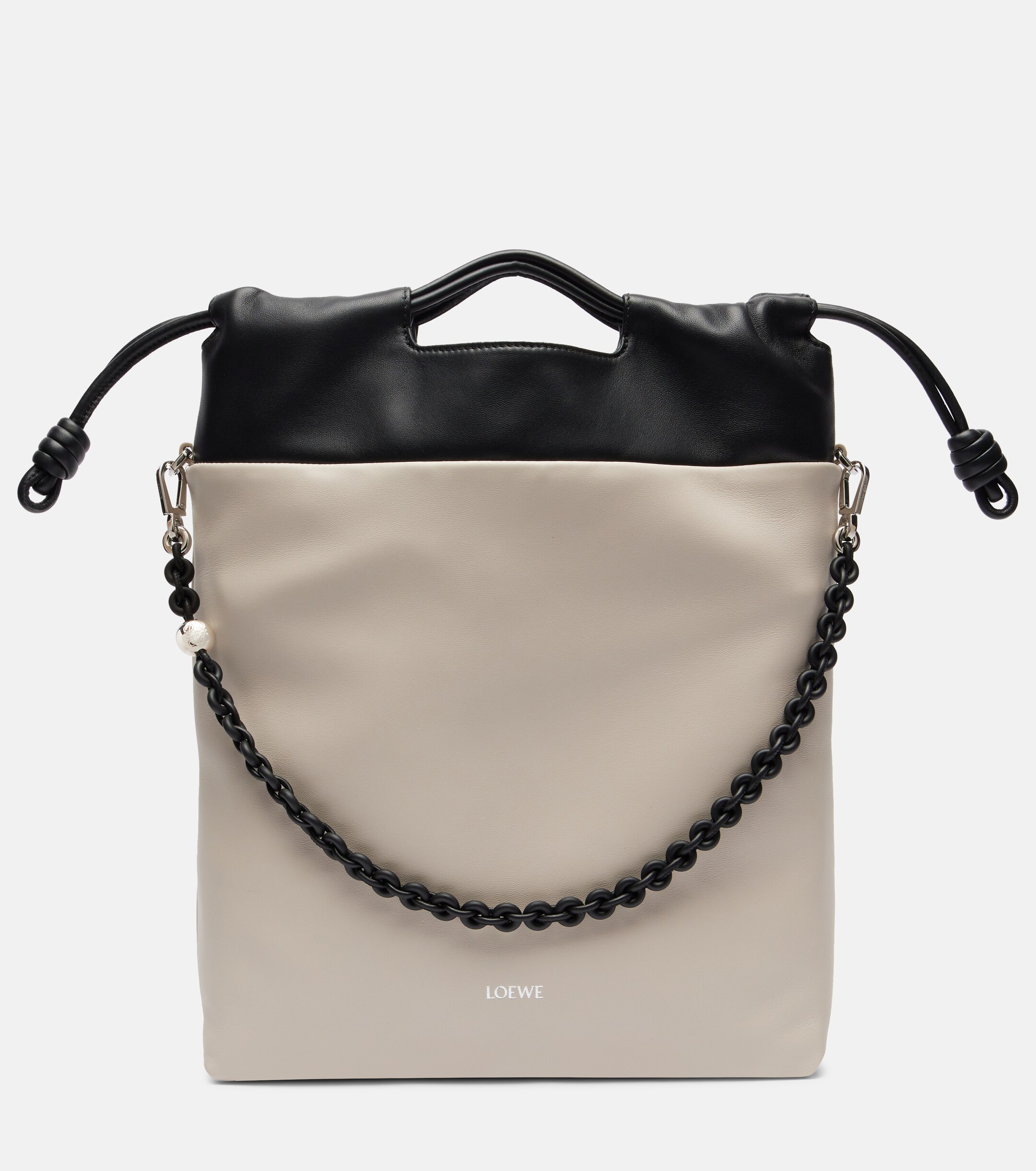Loewe Flamenco leather clutch