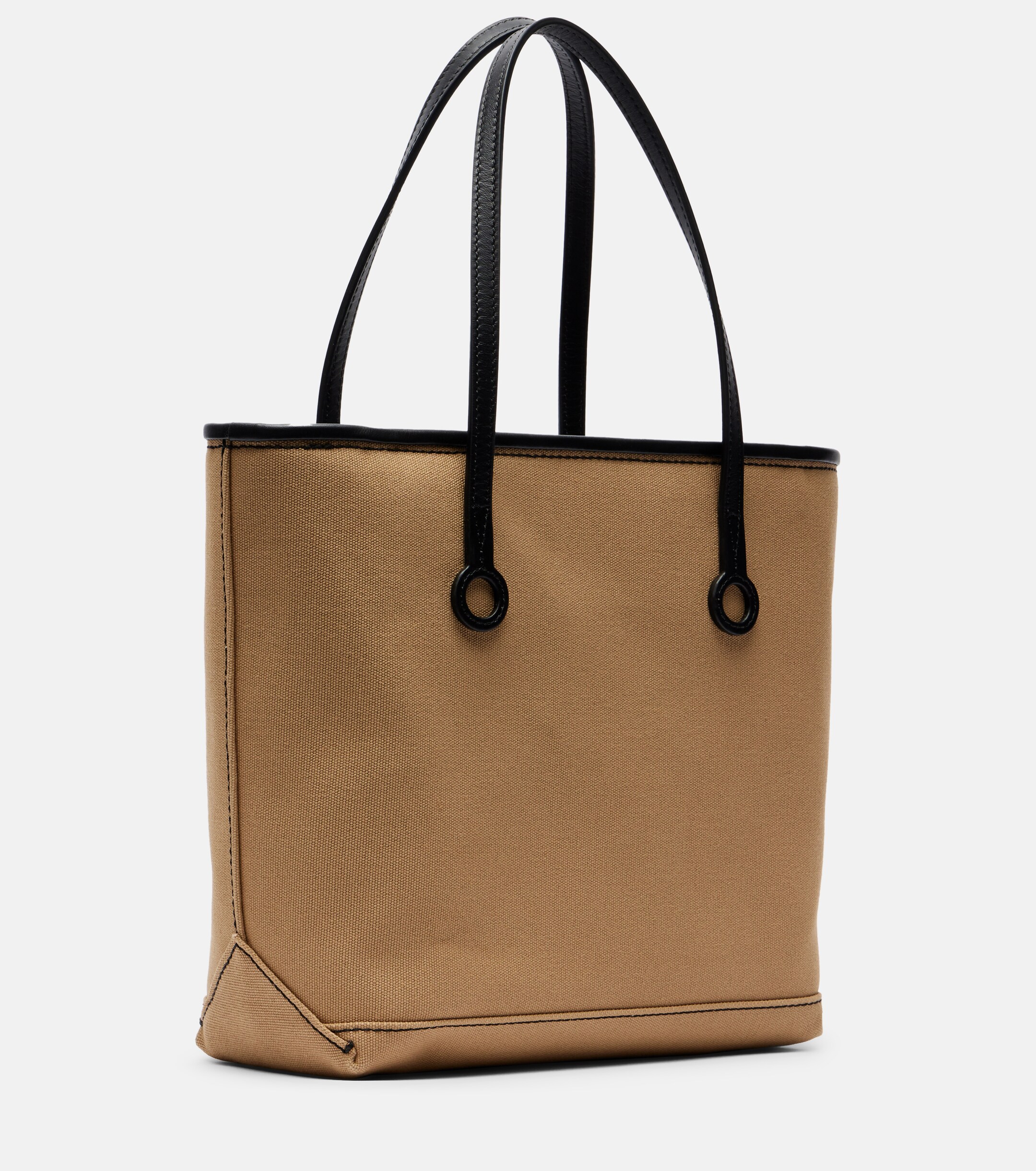 Jw Anderson Leather-trimmed canvas tote bag