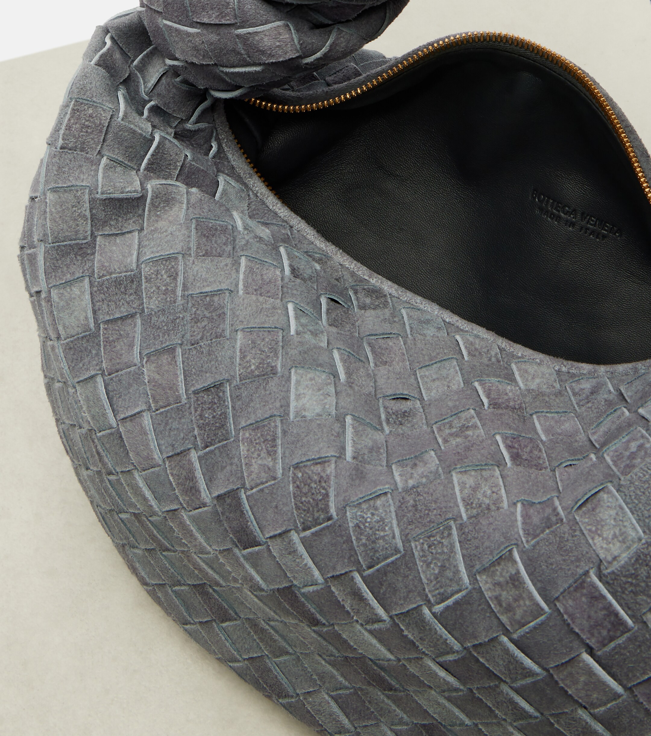 Bottega Veneta Jodie Intrecciato Medium suede tote bag