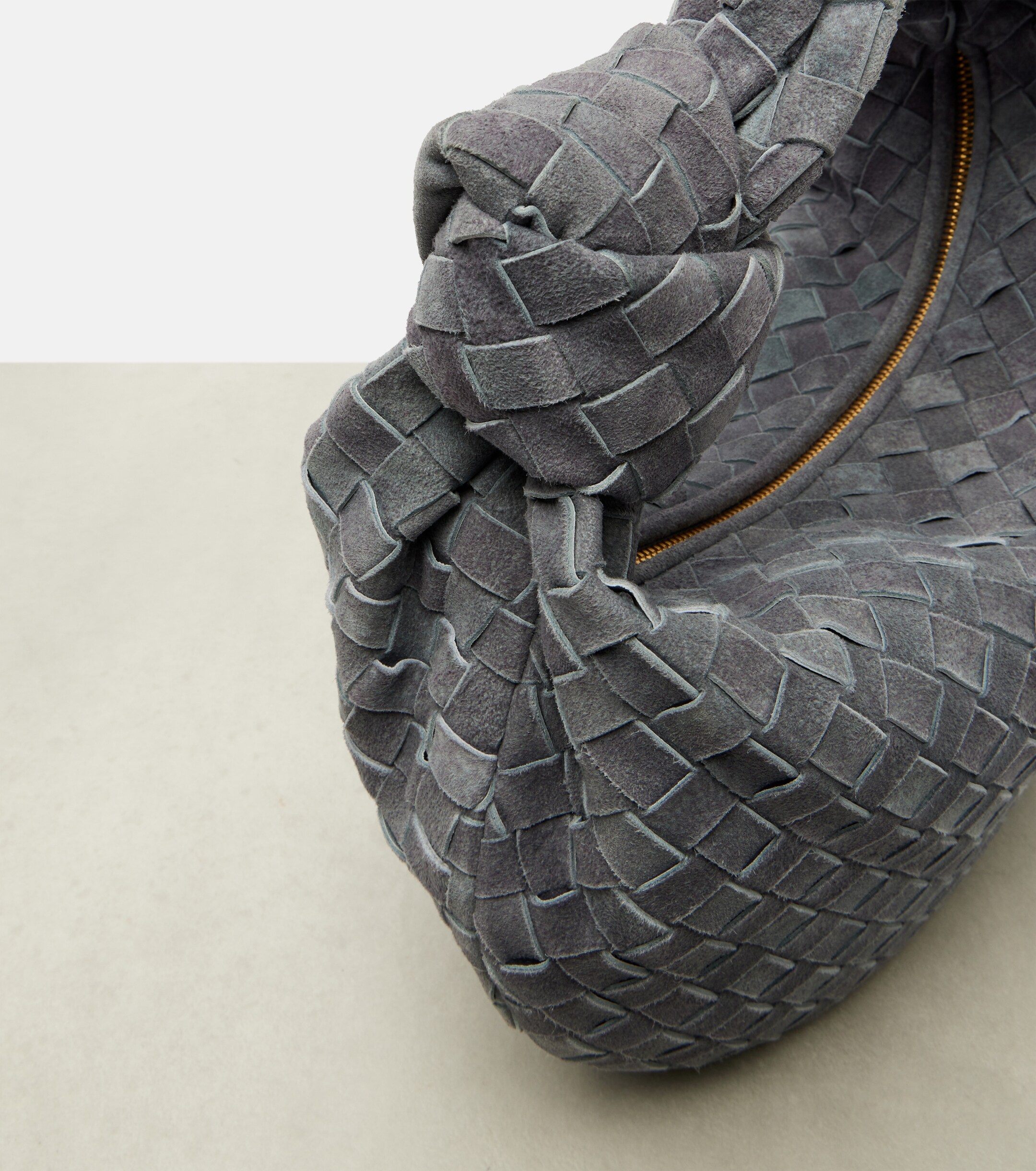 Bottega Veneta Jodie Intrecciato Medium suede tote bag