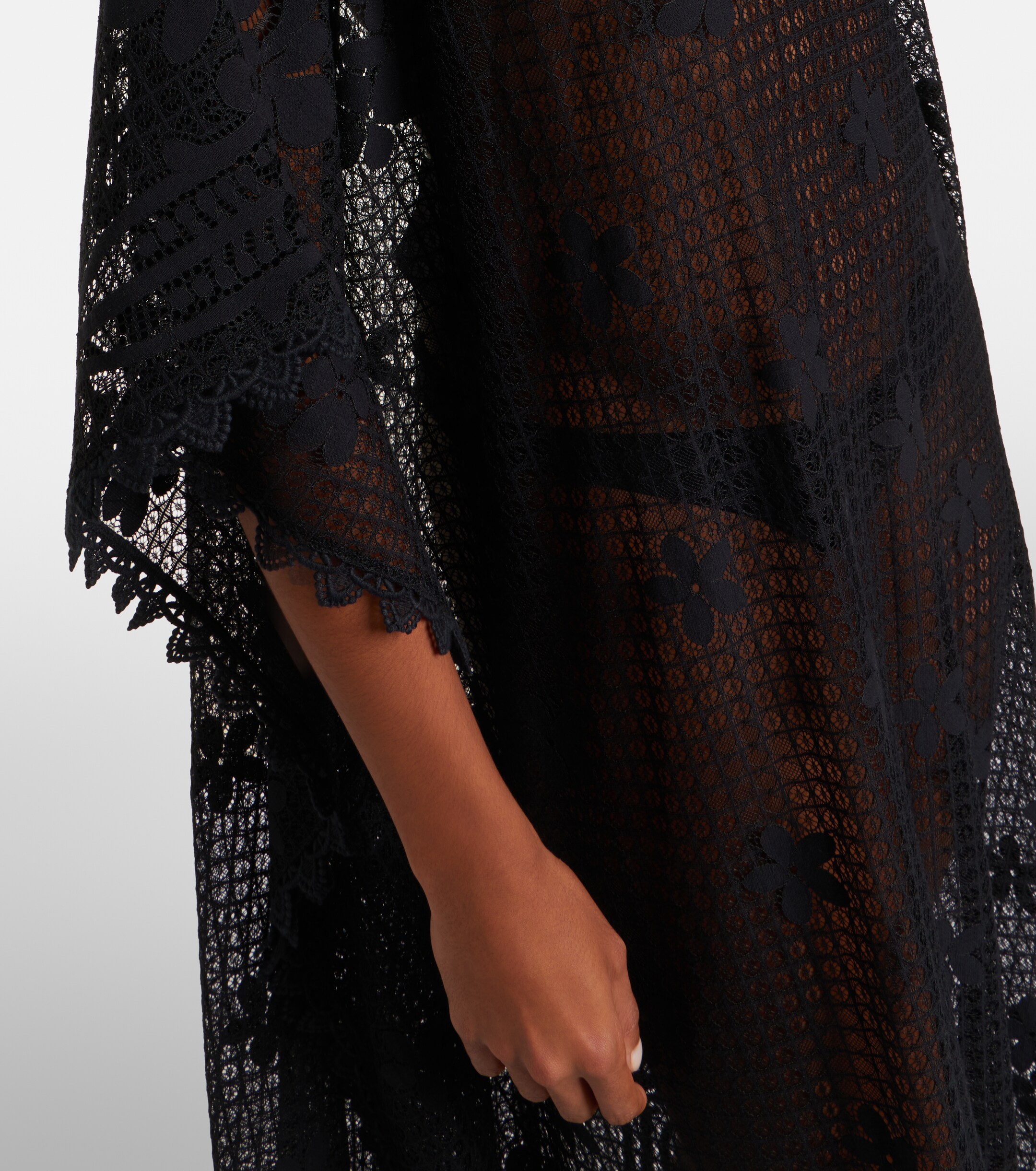 Melissa Odabash Melissa Odabash Yasin cotton-blend lace kaftan