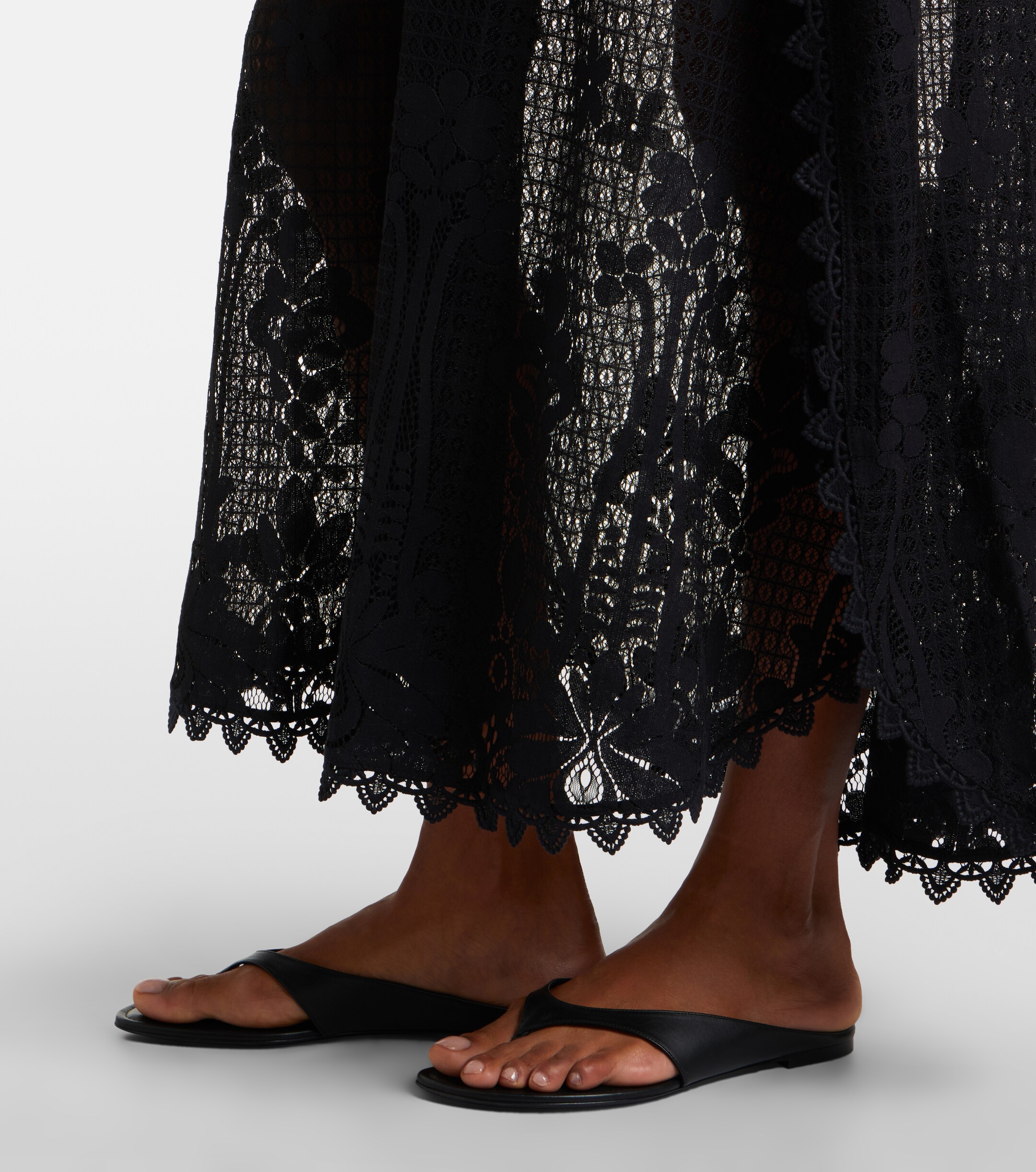 Melissa Odabash Melissa Odabash Yasin cotton-blend lace kaftan