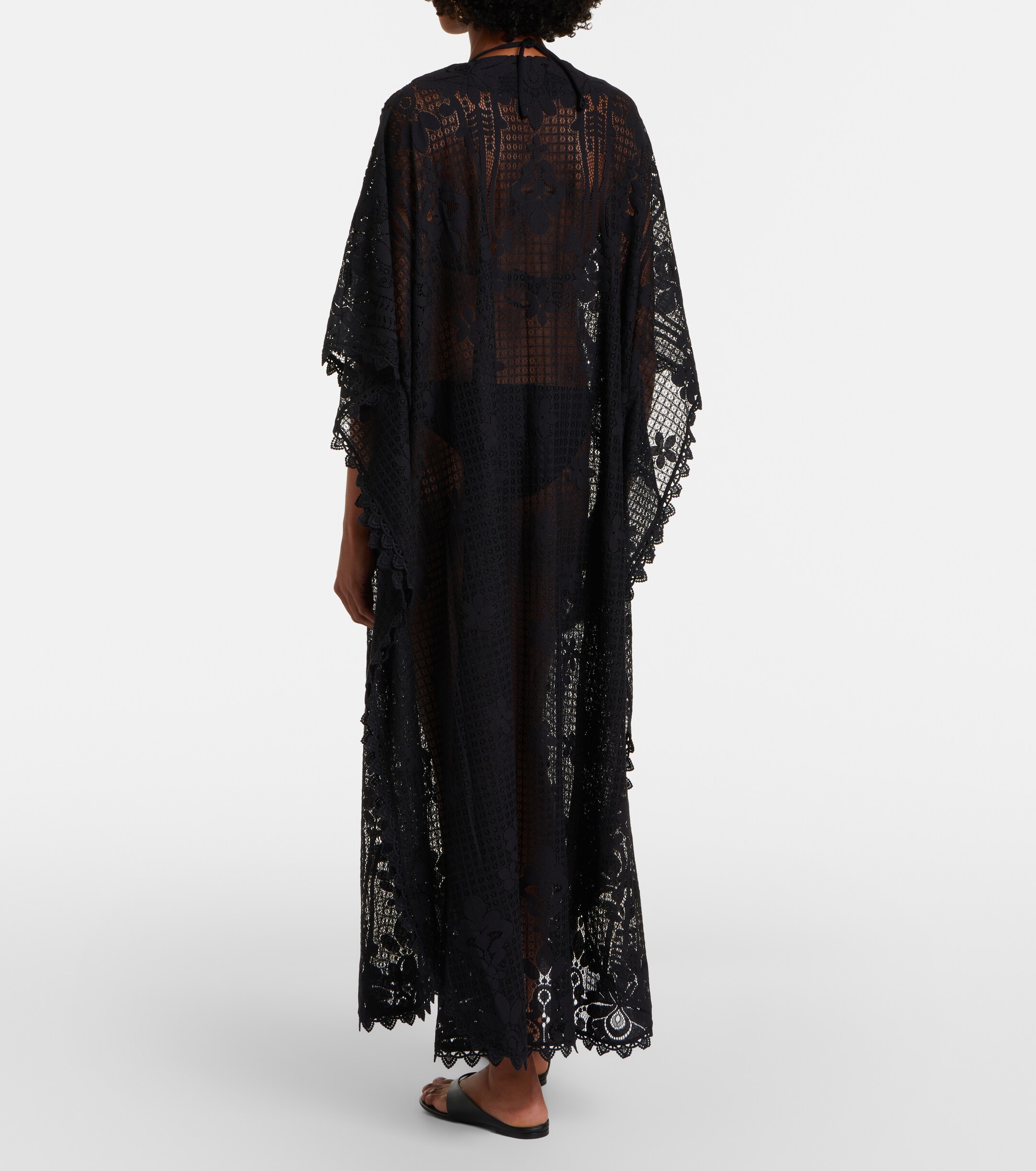 Melissa Odabash Melissa Odabash Yasin cotton-blend lace kaftan
