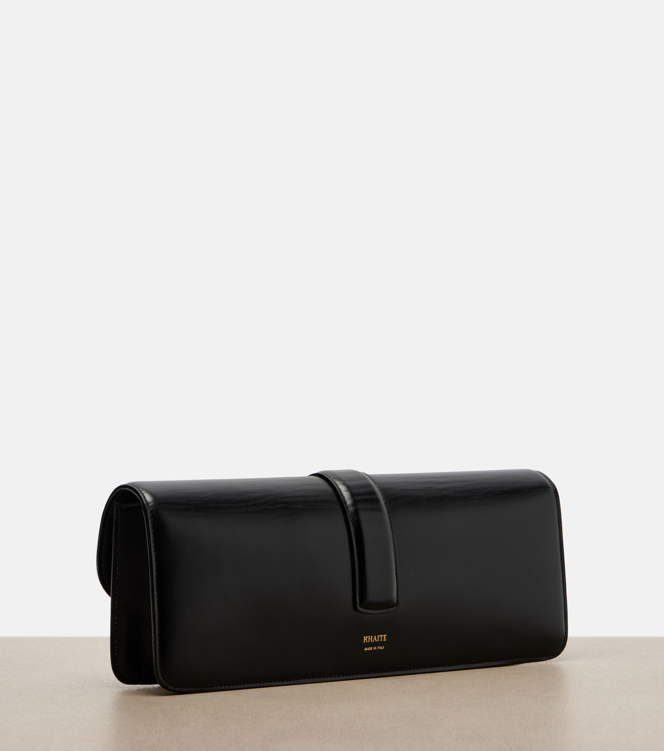 KHAITE Blake leather clutch