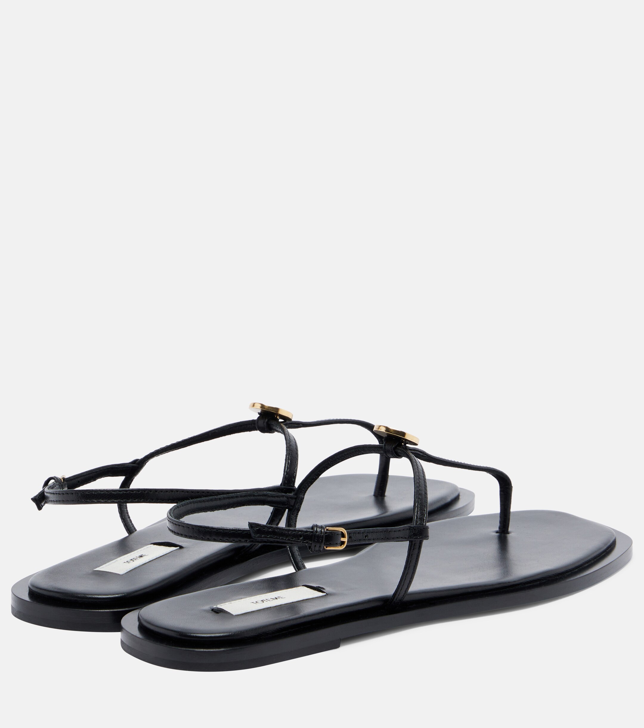 TOTEME Toteme Leather thong sandals
