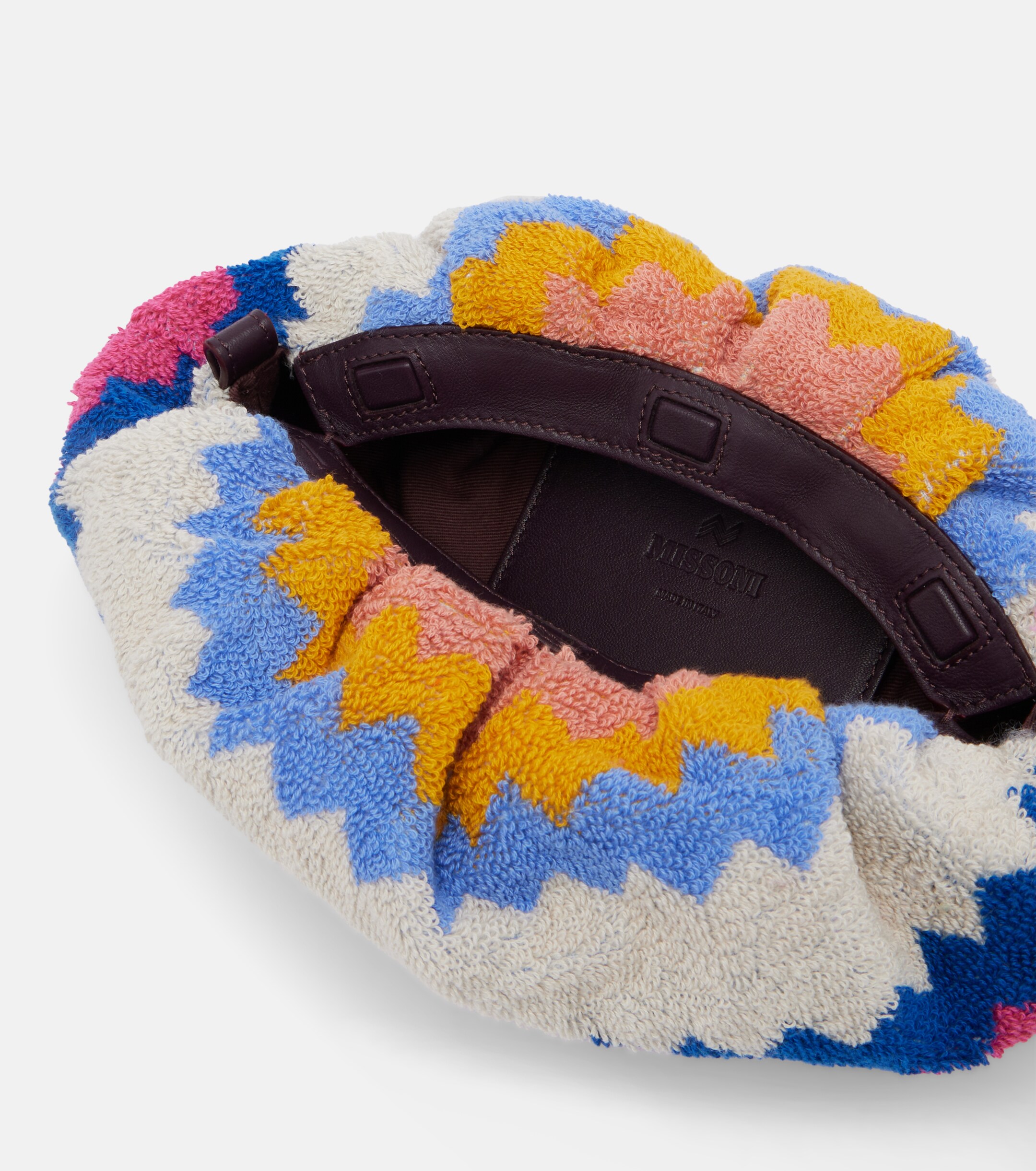 Missoni Zigzag Small terry clutch