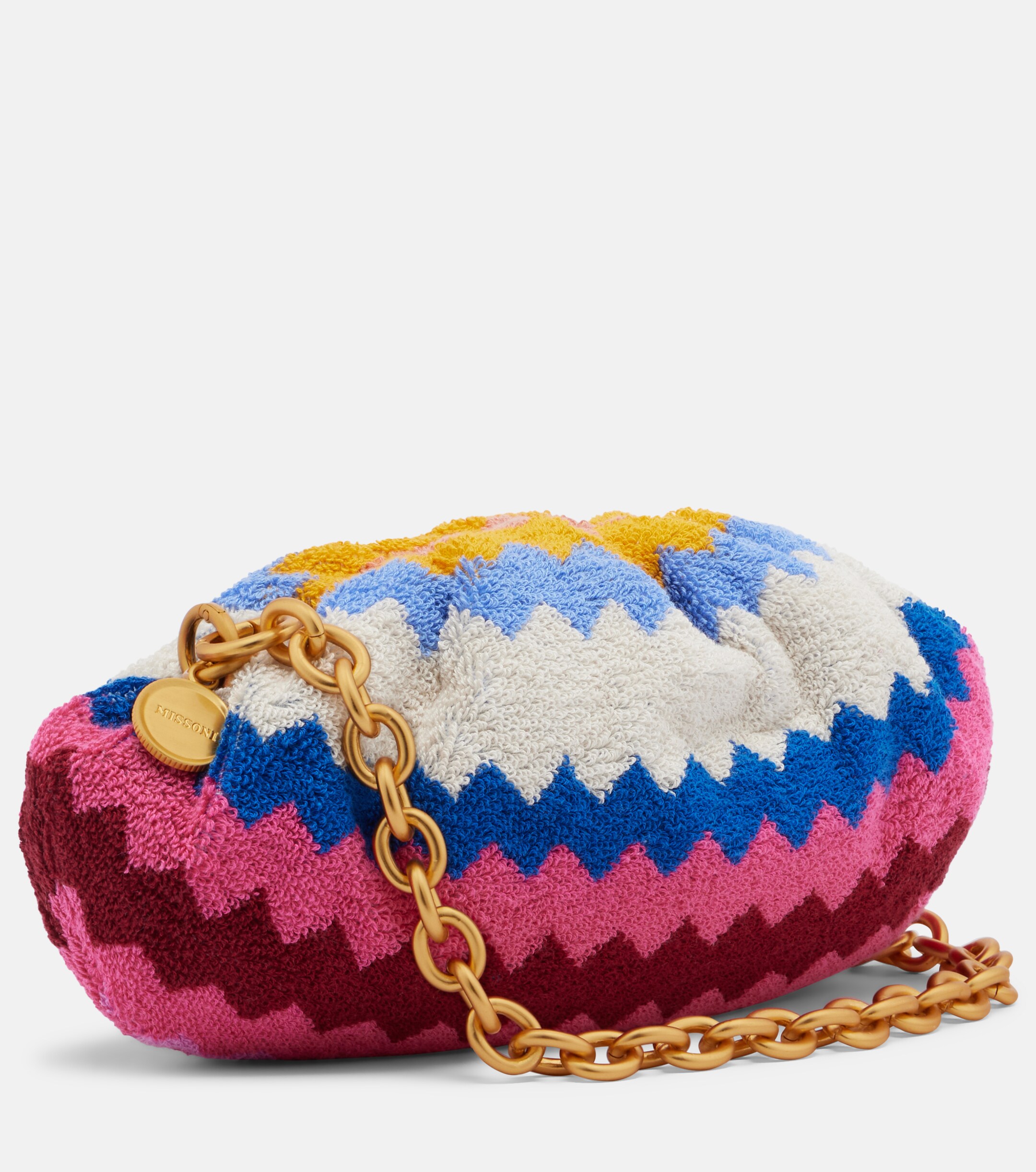 Missoni Zigzag Small terry clutch